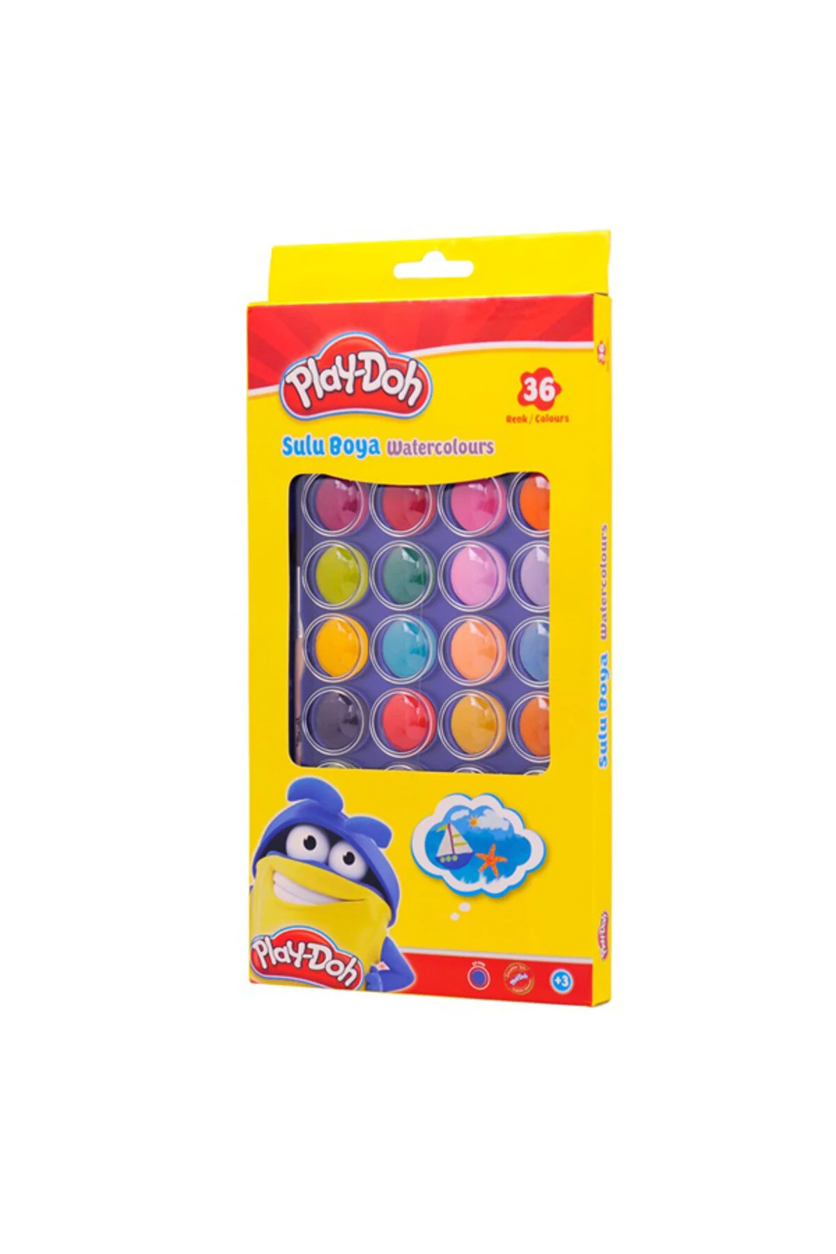 آبرنگ 23 میلی متر 36 رنگ بازی SU010 DOH Hasbro