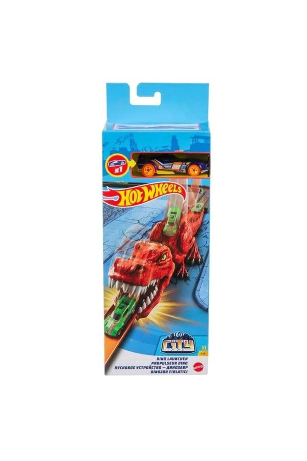 ماشین اسباب بازی چرخ های داغ GVF41 سری پرتاب وحشی +4 سن هات ویلز اورجینال HOT WHEELS