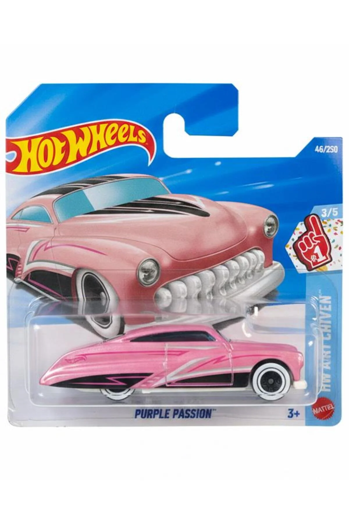 ماشین اسباب بازی 1:64 2026 HW FAN DRIVEN PURPLE PASSION 47 250 JJJ17 N521 HOT WHEELS