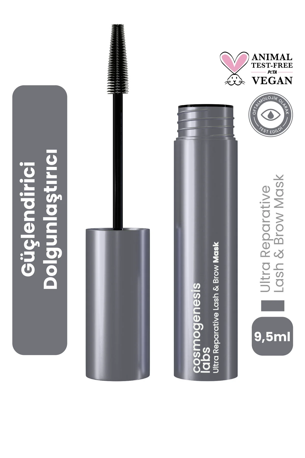 سرم ابرو و مژه 9.5 میلی لیتر با خاصیت مرطوب کنندگی و ترمیم کنندگی وگان Cosmogenesis Labs