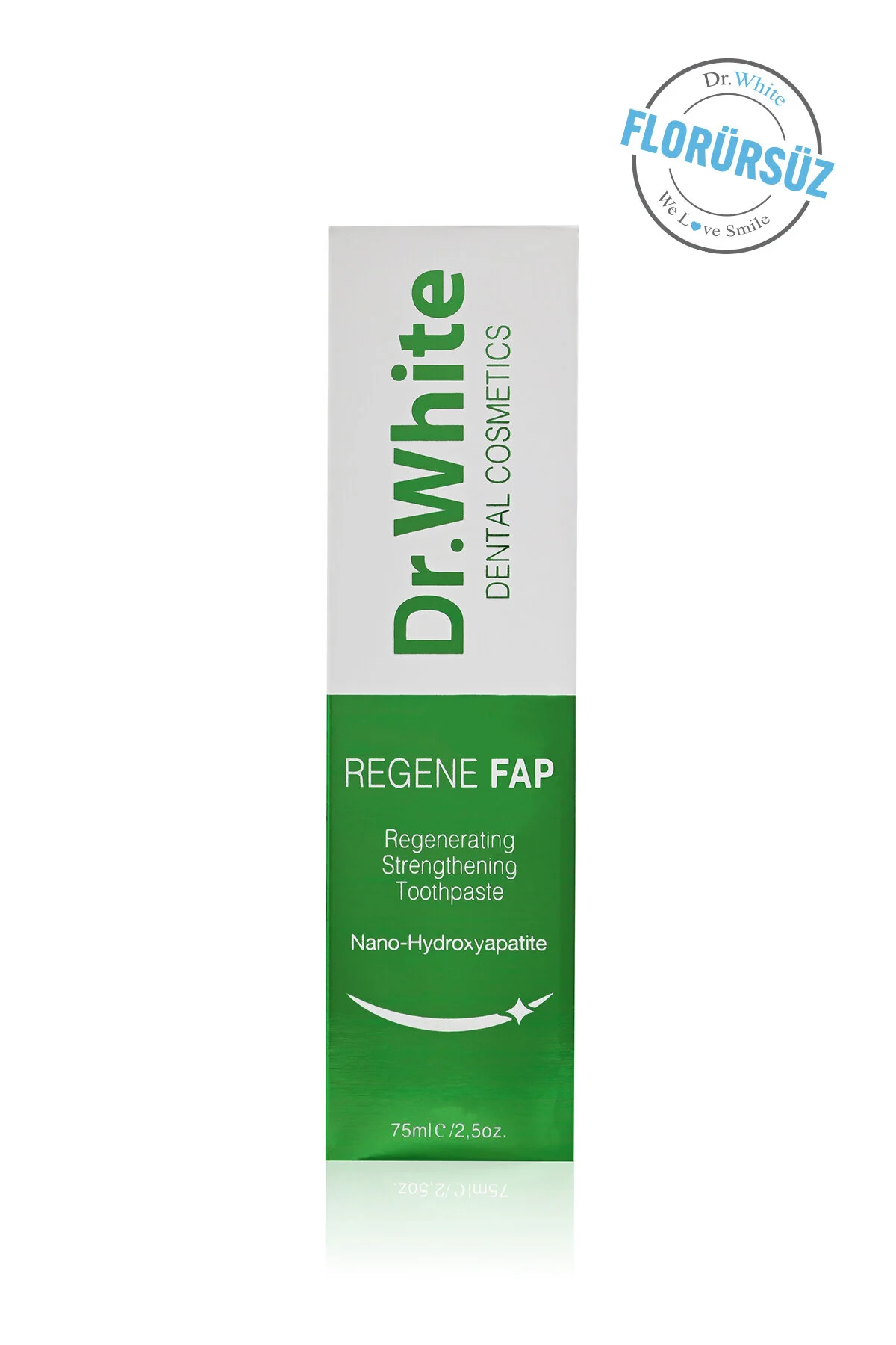 خمیردندان خمیر دندان تقویت کننده درپوش نانو هیدروکسی آپاتیت REGEN REGENERATION 75ML اورجینال Dr White