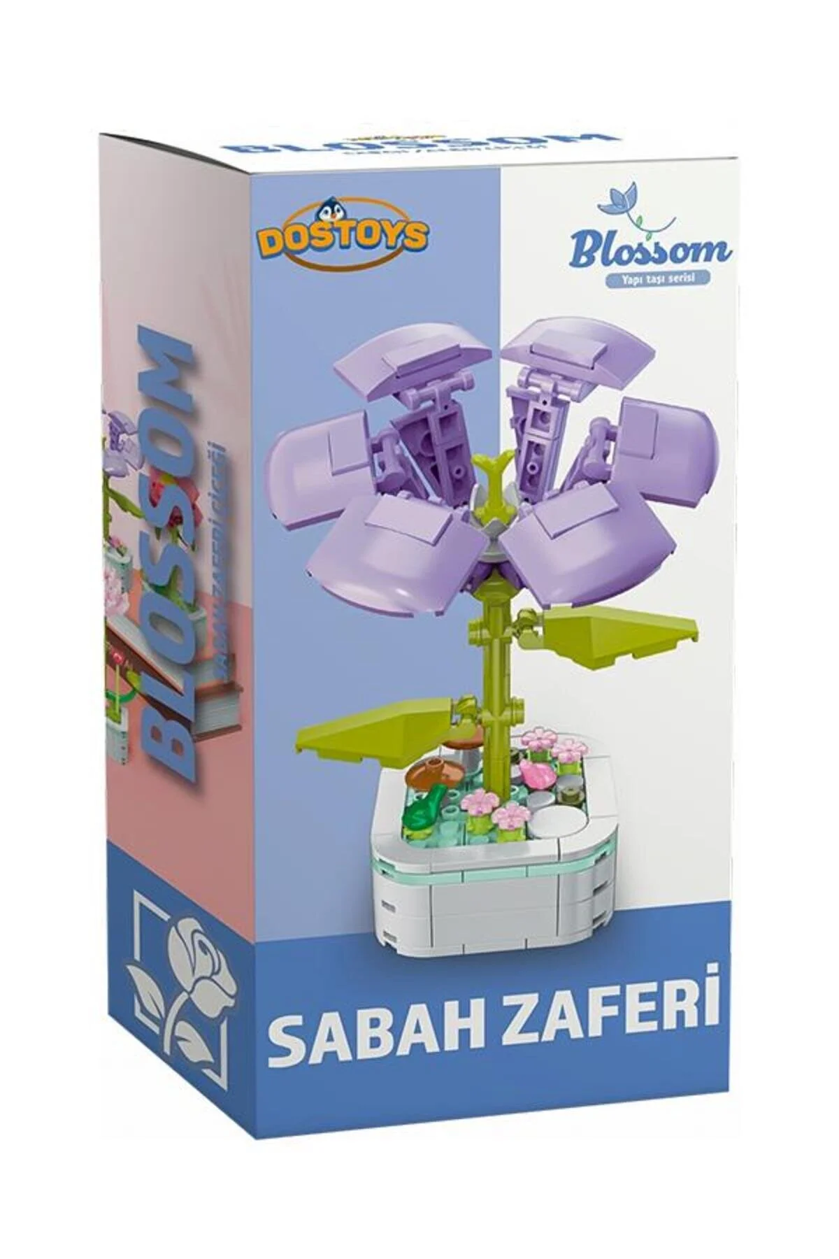 لگو و اسباب بازی های ساخت محور ست ساختمانی 141 قطعه MORNING GLORY FLOWER واقعی تزئینی از ترکیه DOSTOYS