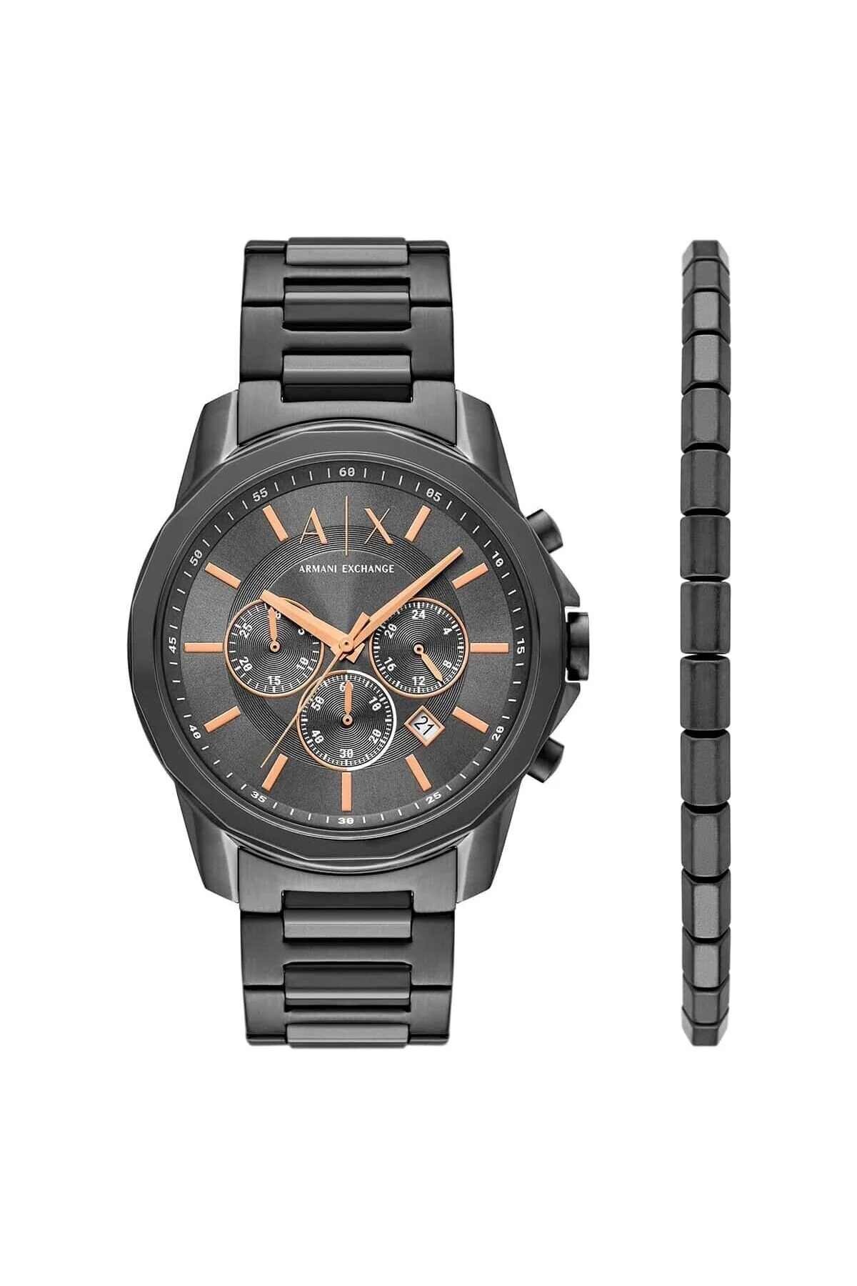 ساعت مچی مردانه و دستبند AX7170SET آرمانی اکسچنج اورجینال Armani Exchange