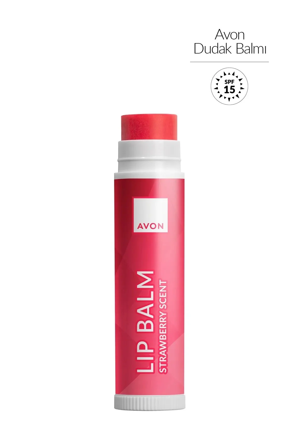 کرم لب آوون رنگی طعم توت فرنگی با حجم 10 میلی لیتر آون Avon