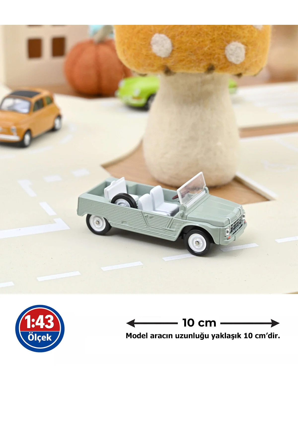 مدل خودرو 1:43 NOREV 1978 CITROEN MEHARI KAKHI CAR Norev