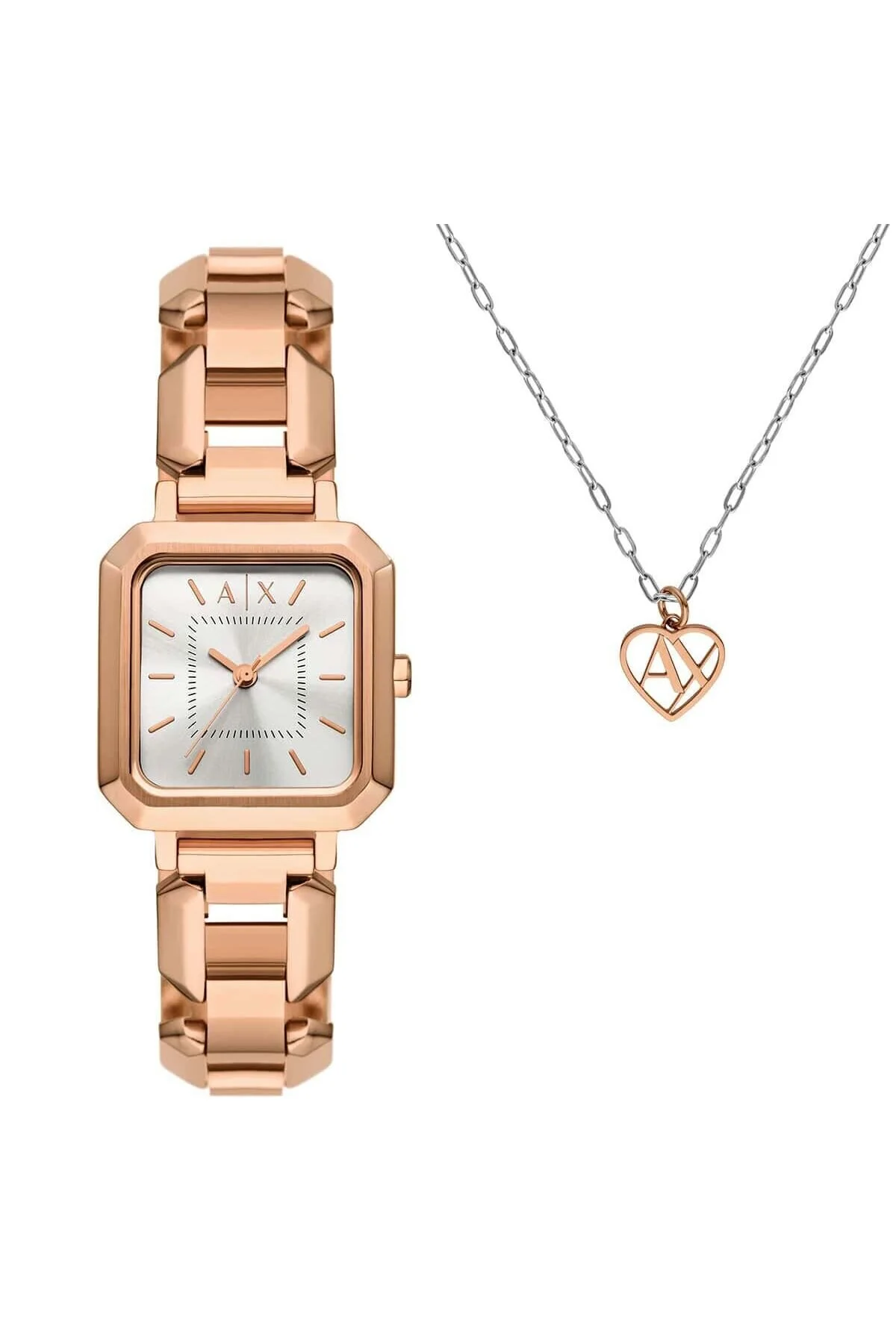 ساعت ست مچی و گردنبند زنانه AX7167SET Armani Exchange