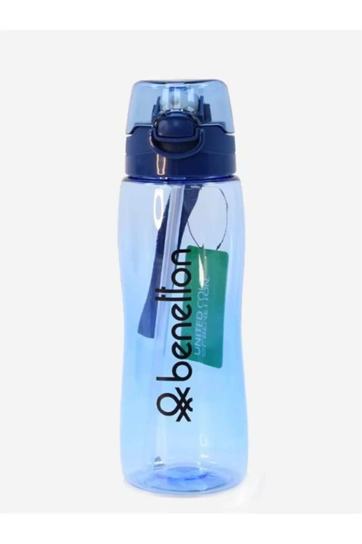 قمقمه و فلاسک آبی Benetton Matara Suluk Cover Tritan 700 Ml کمپین United Colors of Benetton