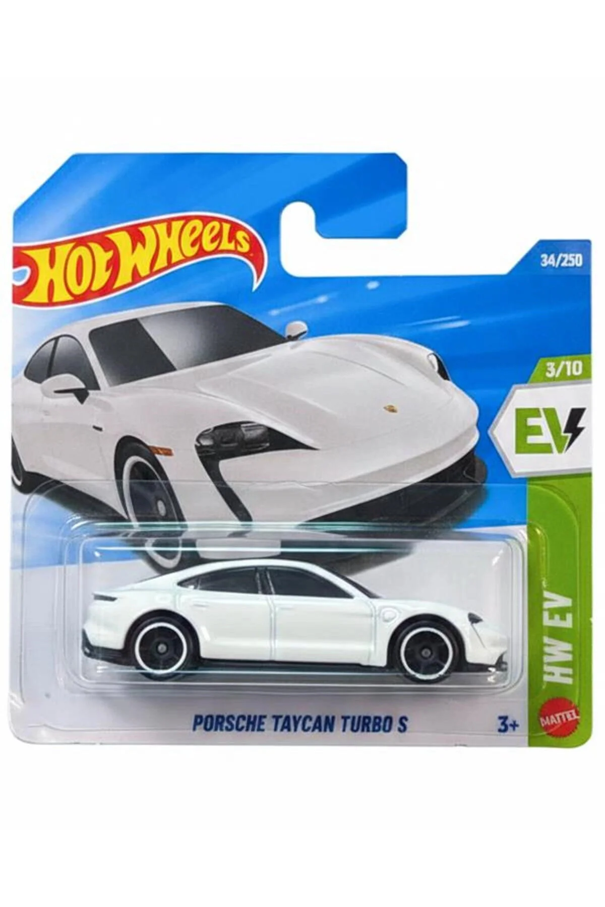 ماشین اسباب بازی 1:64 2026 HW EW PORSCHE TAYCAN TURBO S 34 250 JJJ05 HOT WHEELS