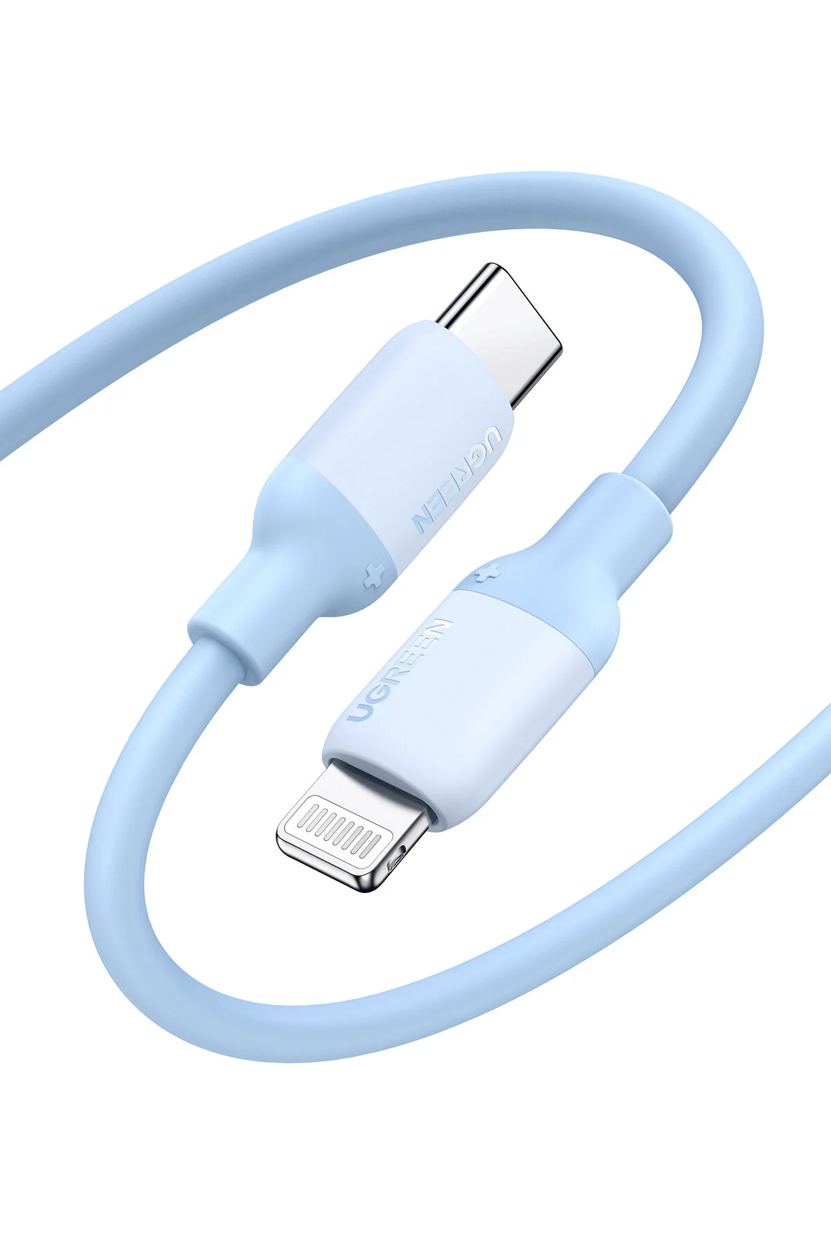 کابل شارژ USB C سیلیکون صاعقه 1M نابینا Ugreen