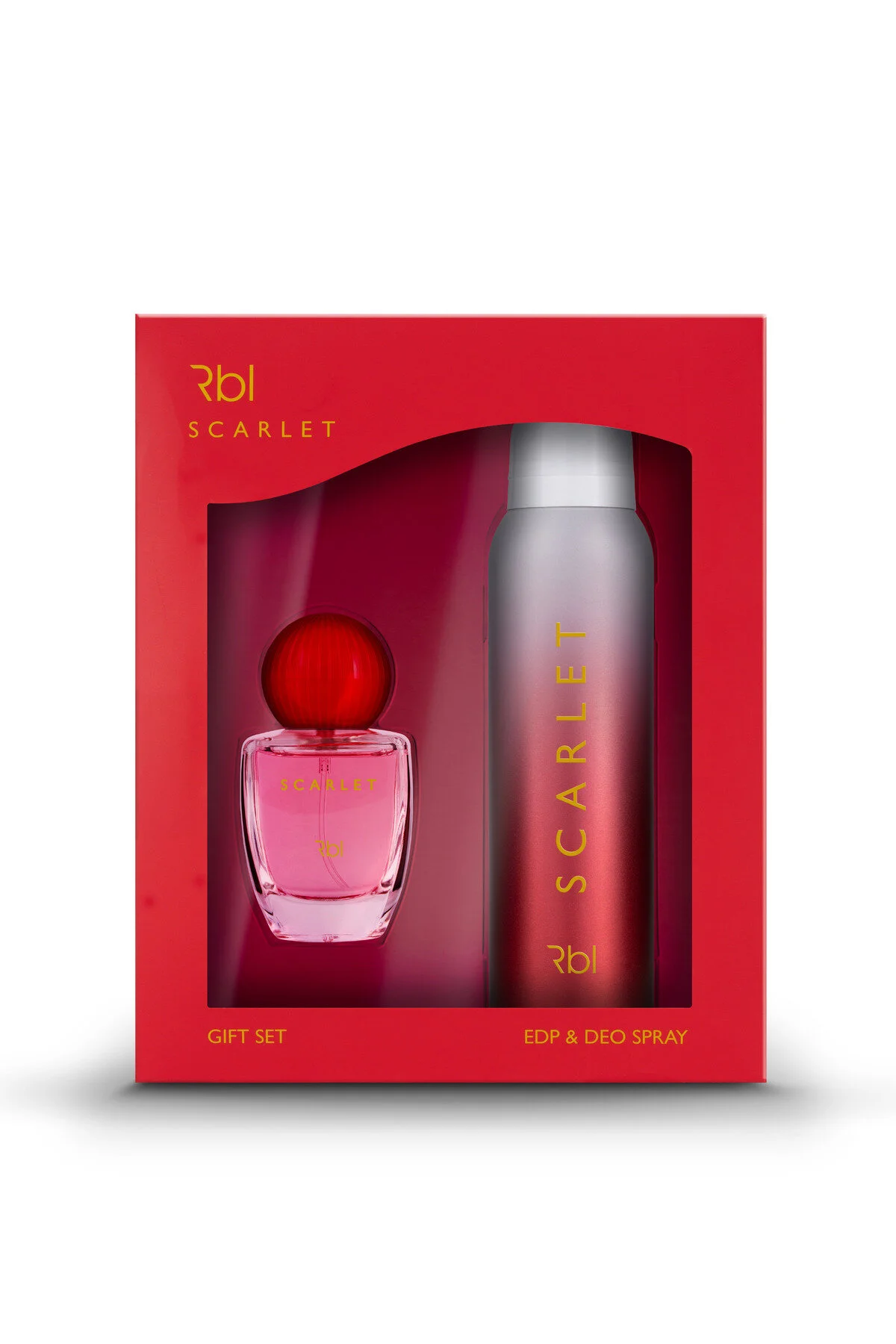 ست عطر زنانه Scarlet Kofre با دئودورانت 150 میلی لیتر ربول Rebul