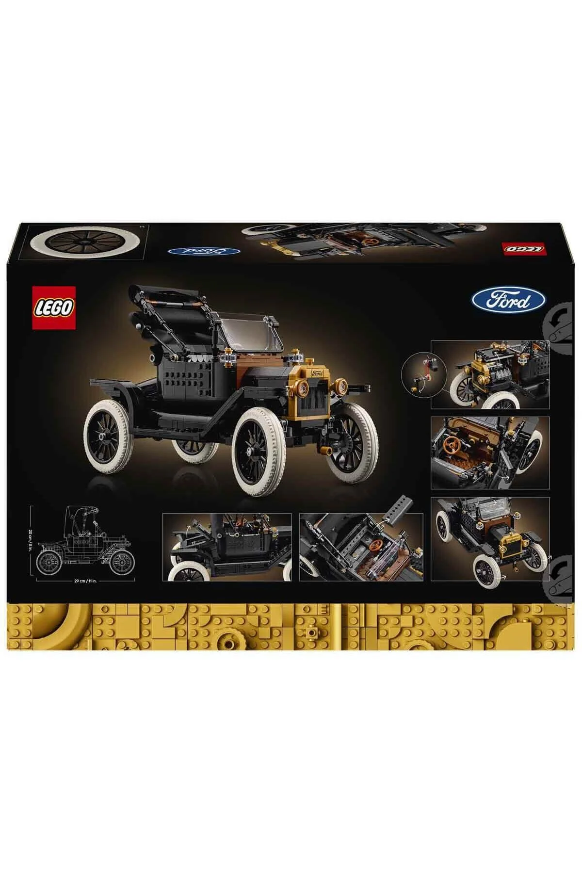 مدل ساخت خودرو کلاسیک فورد مدل T با 1060 قطعه مناسب بزرگسالان لگو Lego