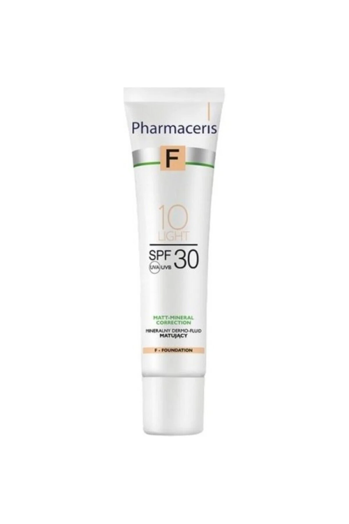 کرم بی و سی مینرال مات کننده مایع درمو فونداسیون SPF30 10 LIGHT 30 میل اورجینال Pharmaceris