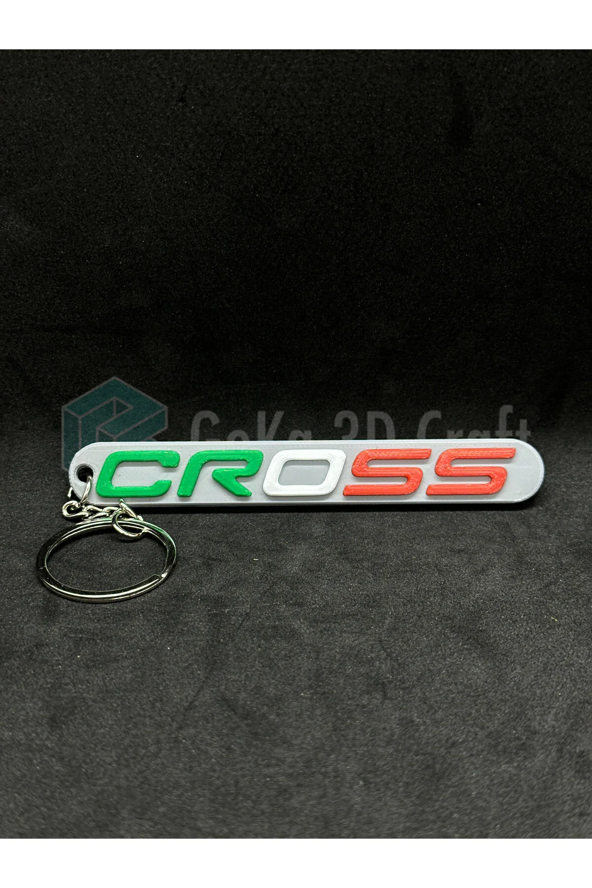 جلیقه کلید جاکلیدی فیات EGEA CROSS | طراحی خاص با پرچم ایتالیا GoKa 3D Craft