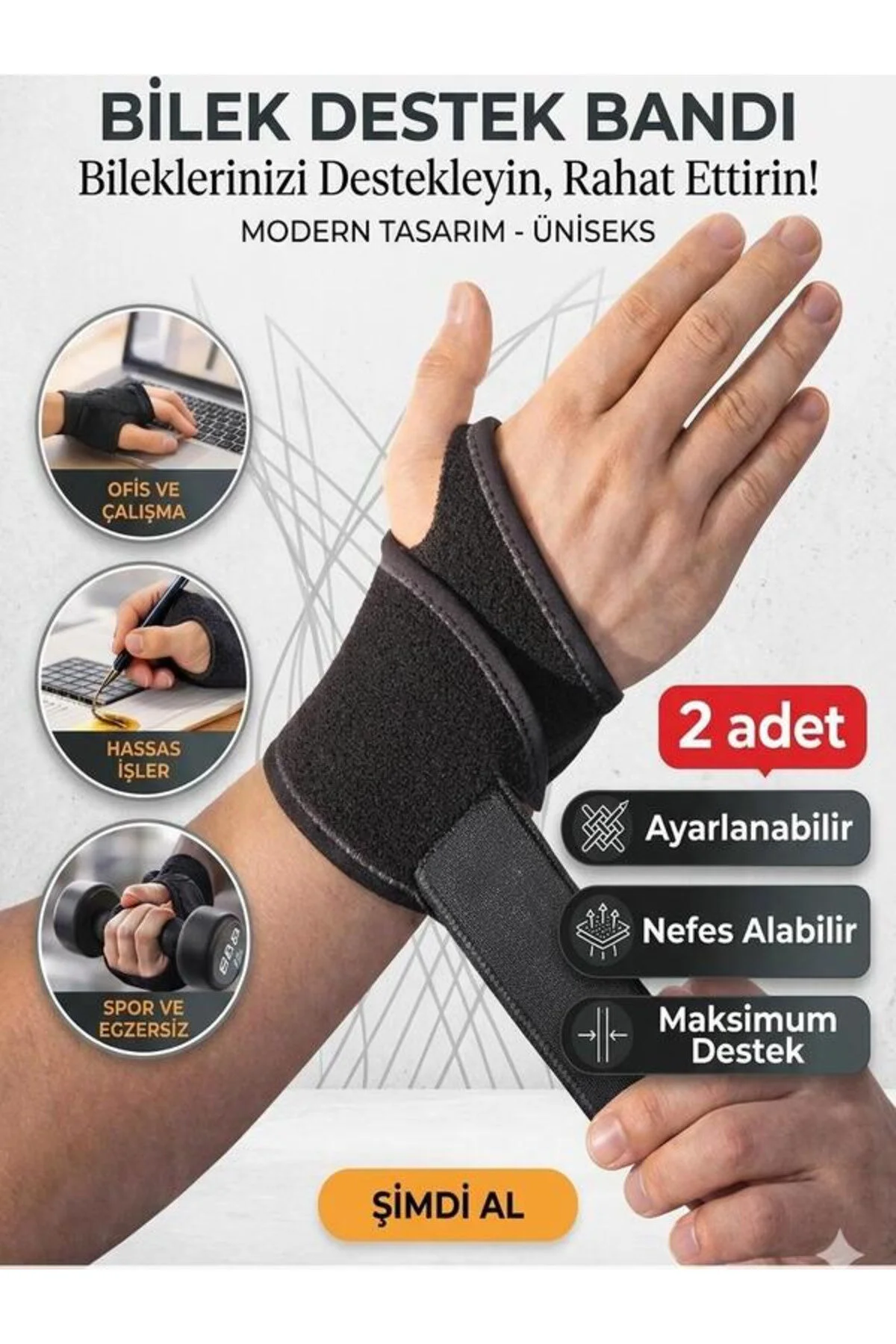 ۲ عدد بانداژ/اسپلینت مچ دست ورزشی