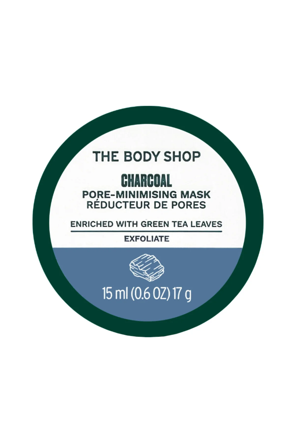 اسکراب صورت ماسک زغالی سم زدایی منافذ کاهش درخشندگی 15 میل بسته بندی جدید هیمالیا THE BODY SHOP
