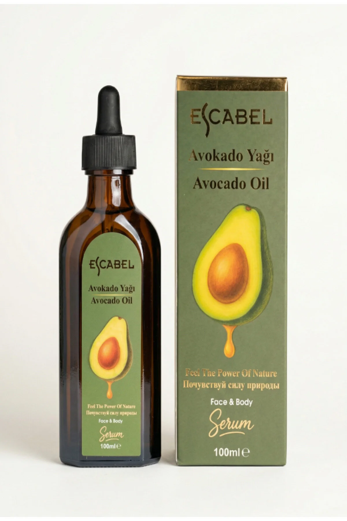 سرم مراقبت صورت با روغن آووکادو 100 میلی لیتر Escabel