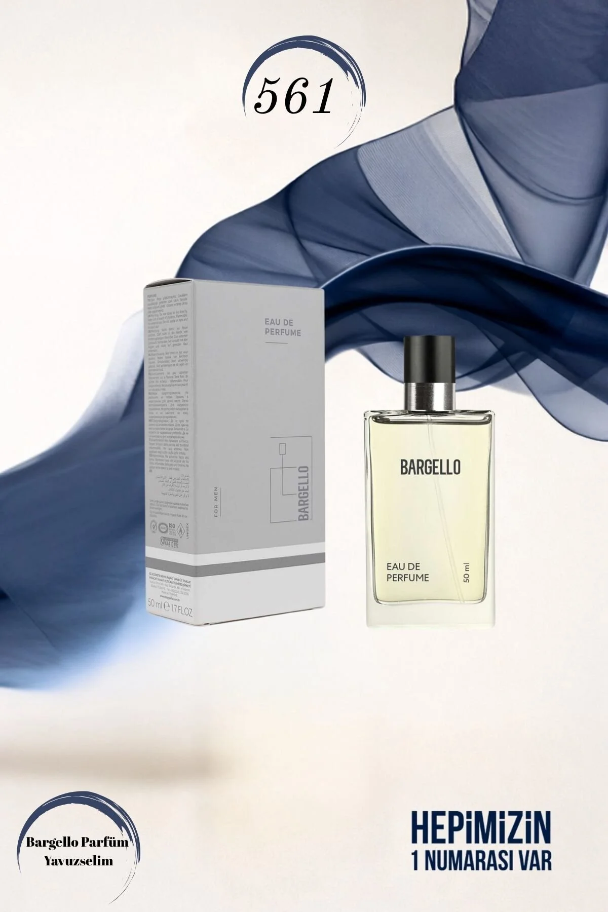 عطر مردانه 50 میلی‌لیتری Bgy 561 با رایحه تازه Bargello