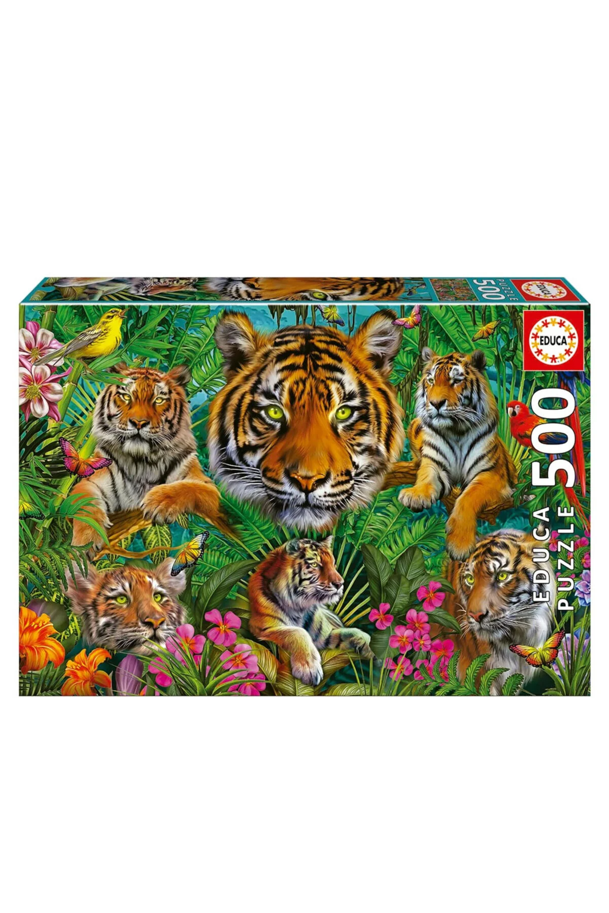 پازل 500 PIECE TIGER JUNGLE PUZZLE 19902 از ترکیه Educa Puzzle