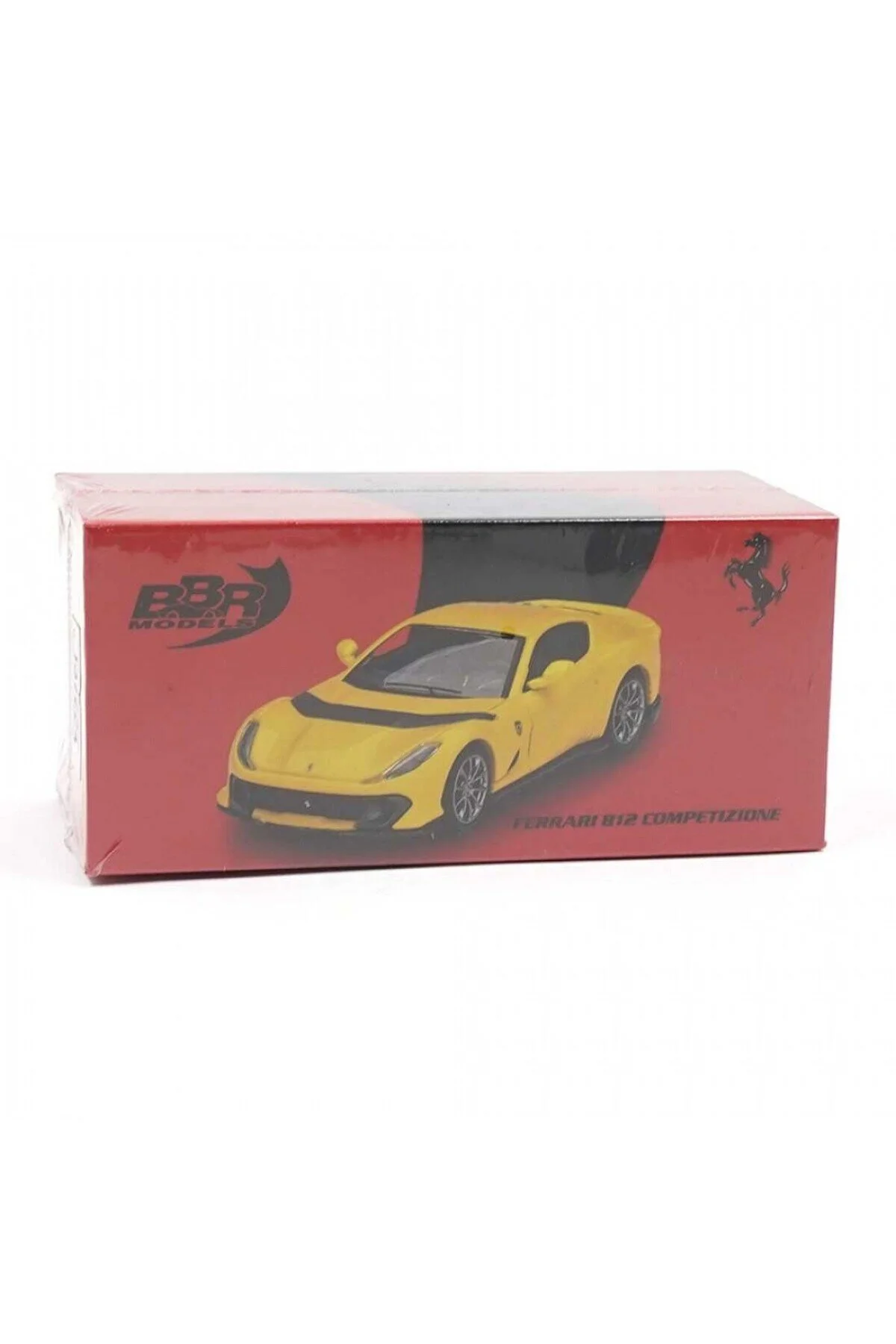 مدل خودرو 1:64 FERRARI 812 COMPETIZIONE GIALLO MODENA BBRFER64008 | ماشین اورجینال mini gt