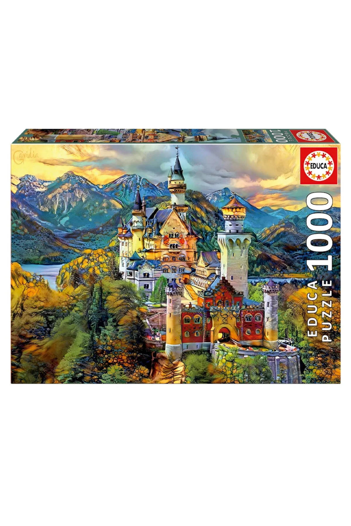 پازل EDUCA PIECE CASTLE PUZZLE NEUSCHWANSTEIN Educa Puzzle