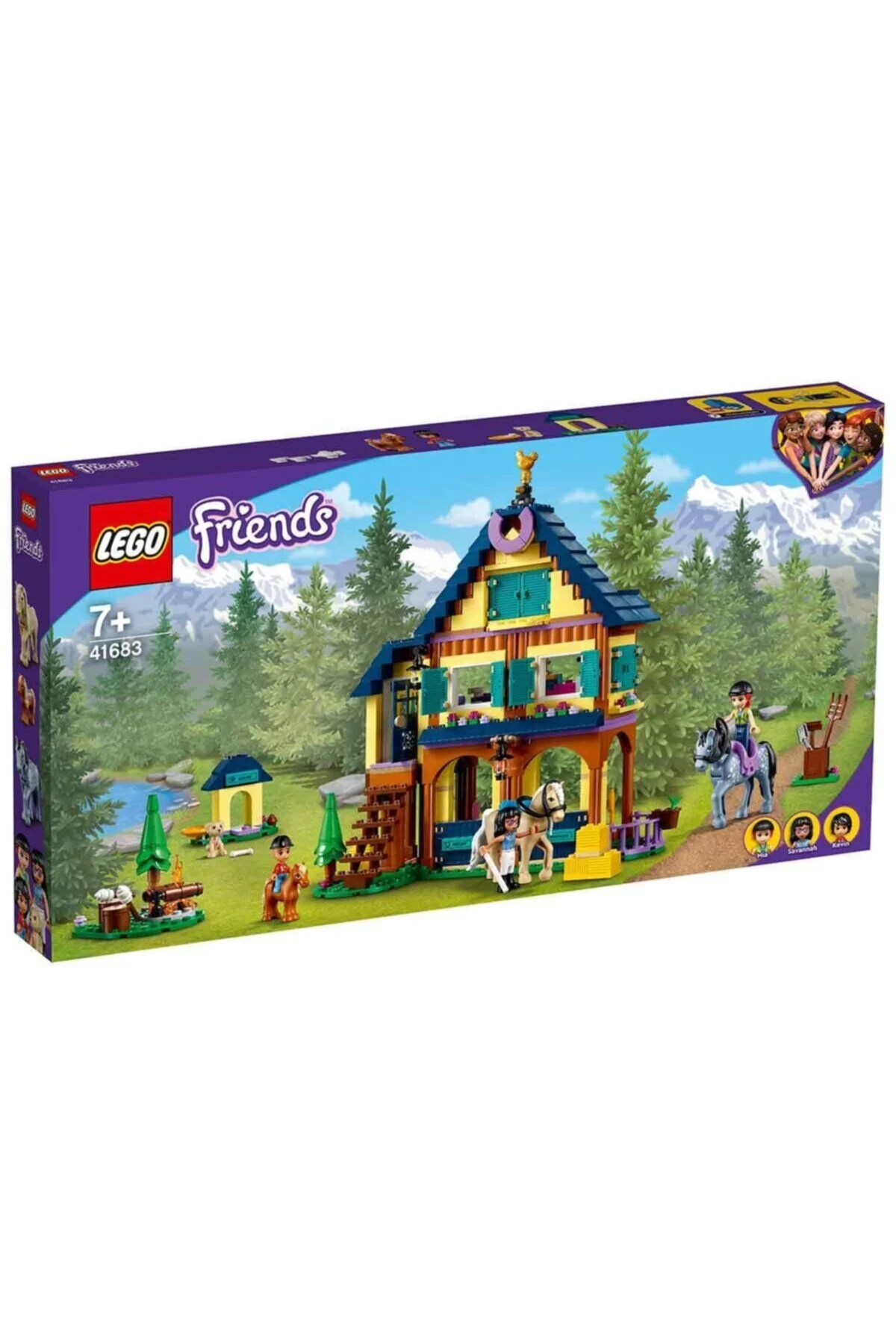 لگو و اسباب بازی های ساخت محور مرکز سوارکاری جنگل دوستان 41683 از ترکیه LEGO