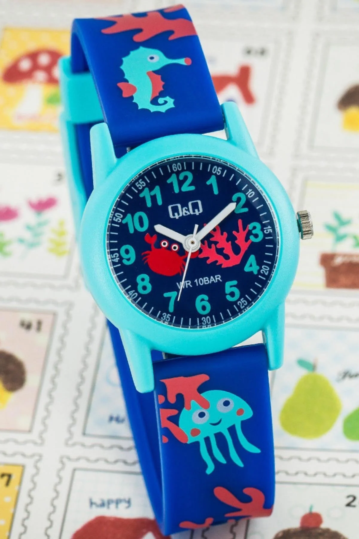 ساعت مچی کودکانه Vr89j017y ضد آب UNISEX کیو اند اورجینال Q&Q