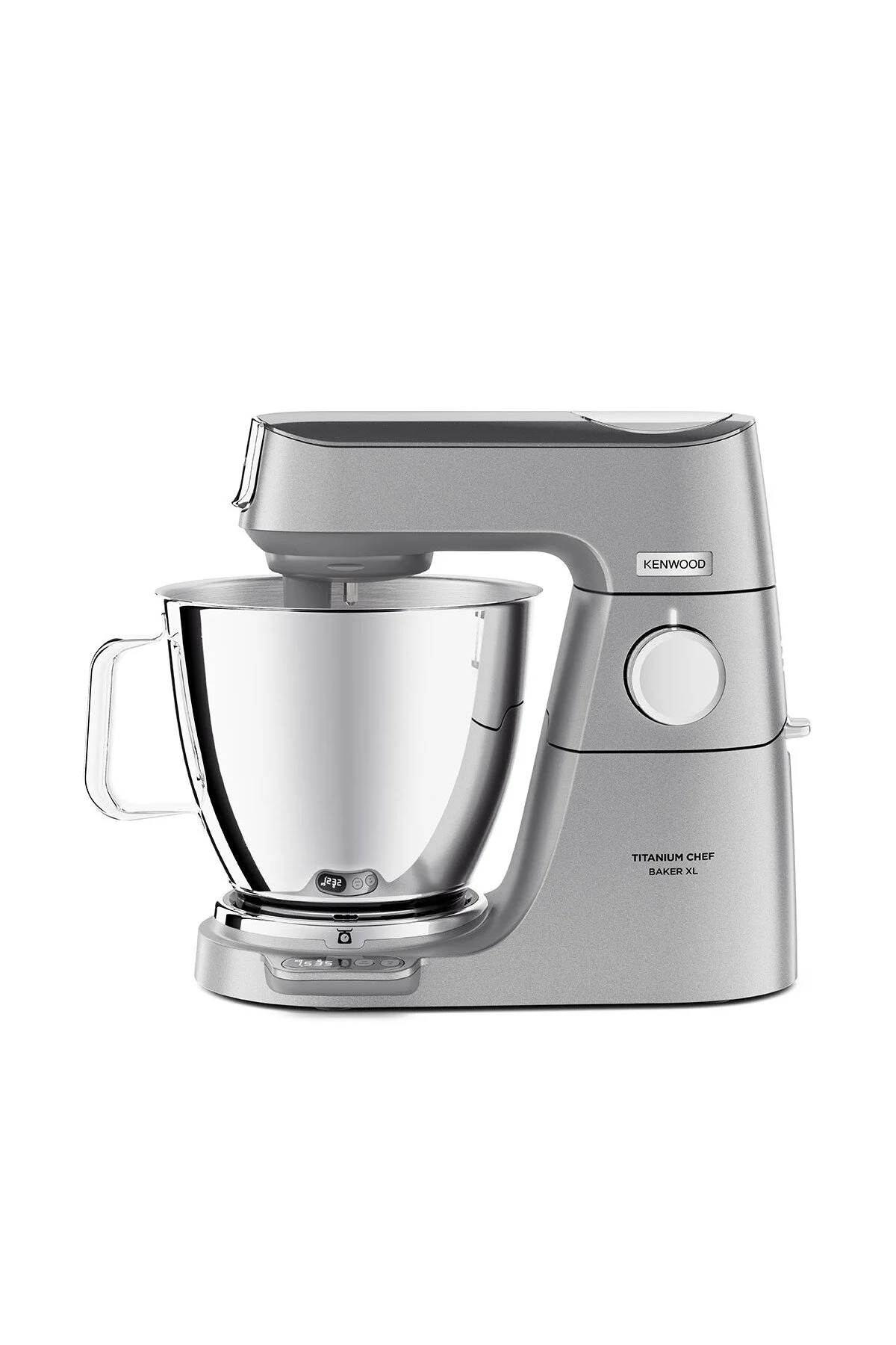 همزن ایستاده کنوود مدل Titanium Chef Baker XL KVL85 با توان ۱۲۰۰ وات و دو کاسه استیل ۵ و ۷ لیتری