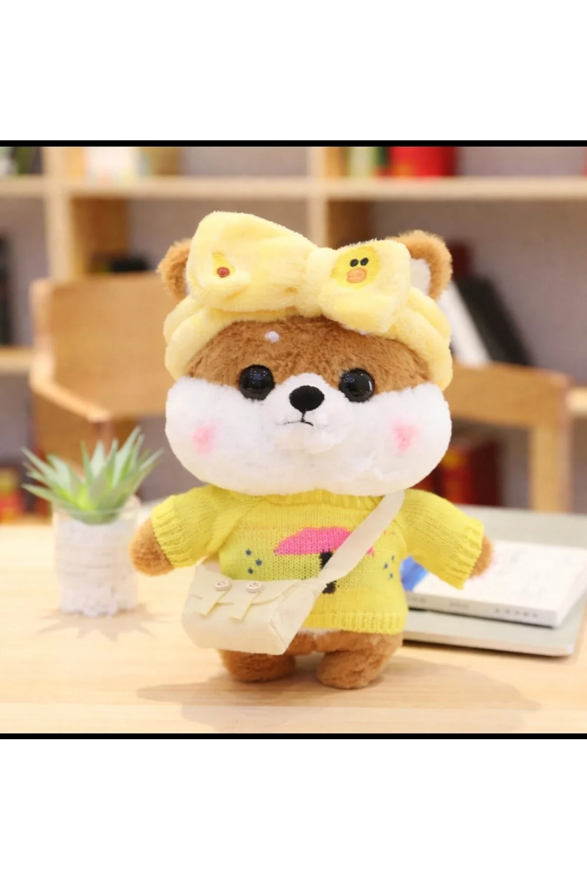 اسباب بازی های پشمی LALAFANFAN PLUSH DOG 33 سانتی متری محصول همانطور که در تصویر مشاهده می کنید ارسال شود. Sekk O