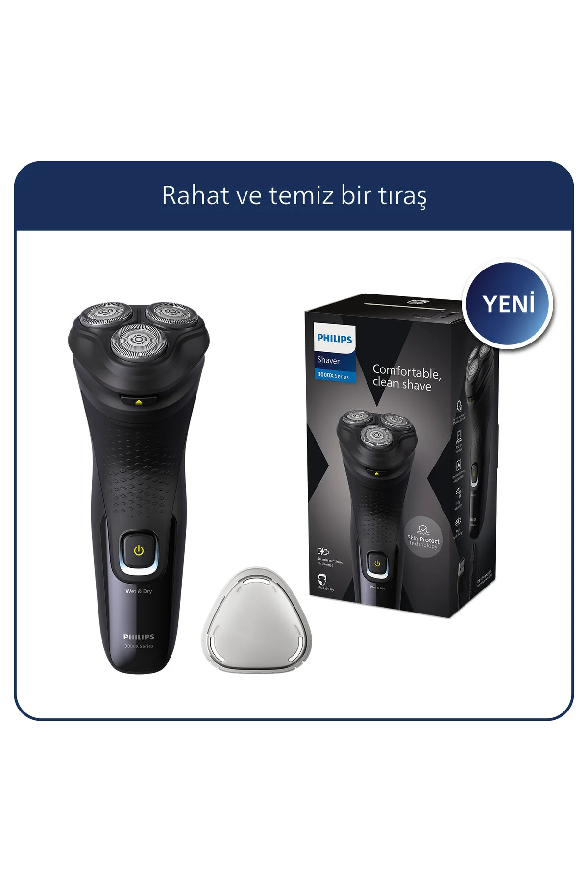 ماشین اصلاح دستگاه 3000XSERISI X3021 00 استفاده مرطوب و خشک کننده حساس Philips
