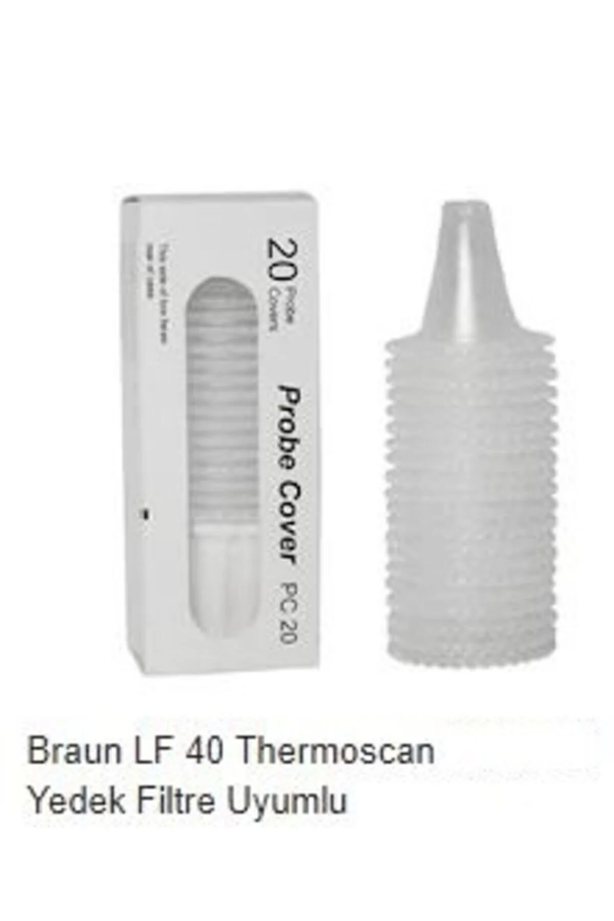 تب سنج مردانه و زنانه FIRE MEATURE یدکی END LF40 سازگار با لوازم PROBUBA FILTER 40PCS براون Braun