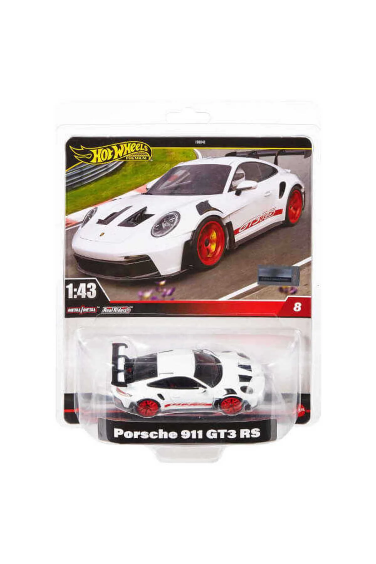 ماشین اسباب بازی 1:43 HOT WHEELS PREMIUM PORSCHE 911 GT3 RS HWT03 از ترکیه HOT WHEELS