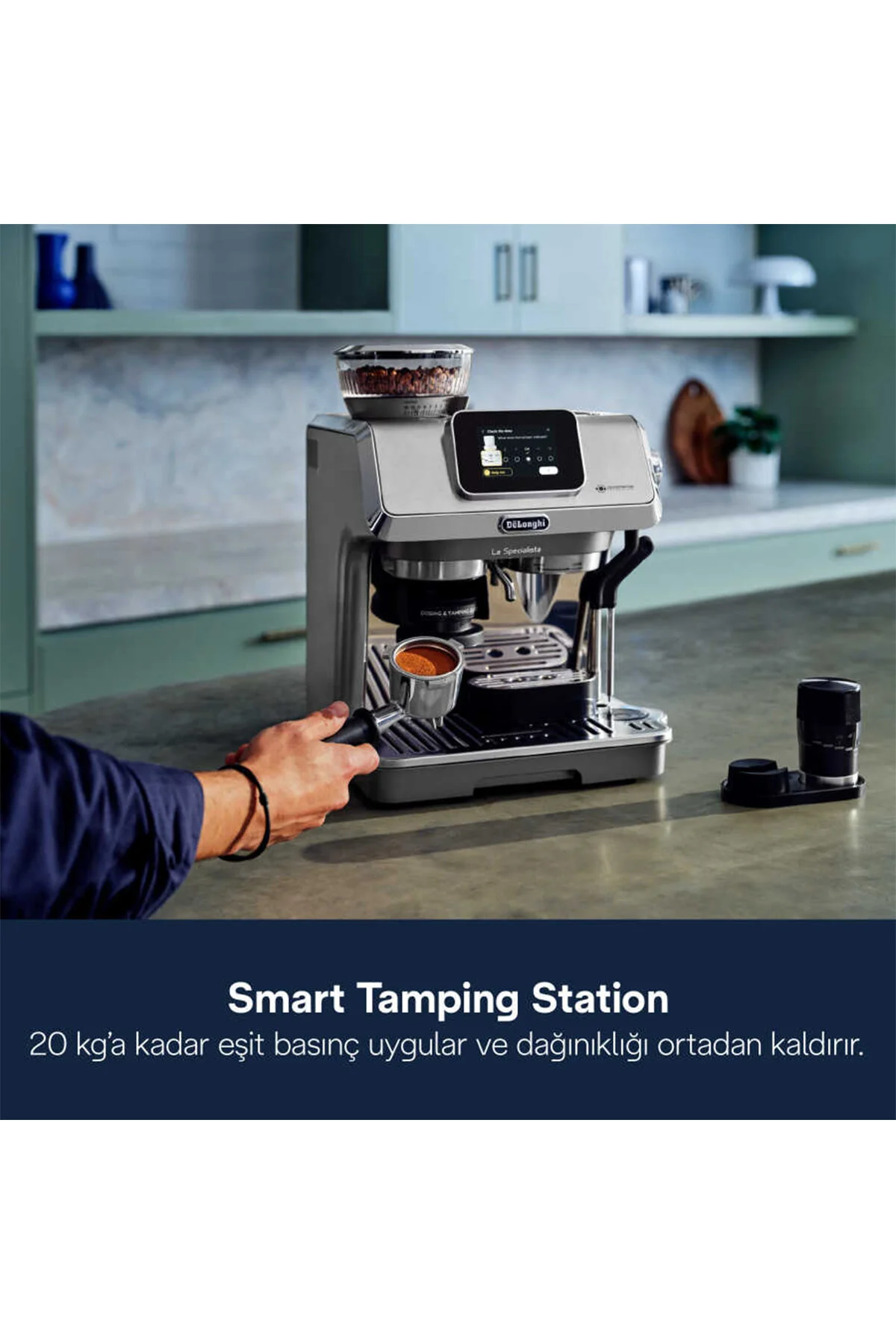 دستگاه اسپرسو و کاپوچینو دستی LA SPECIALISTA, EC9455.M قهوه ساز BARISTA اورجینال Delonghi
