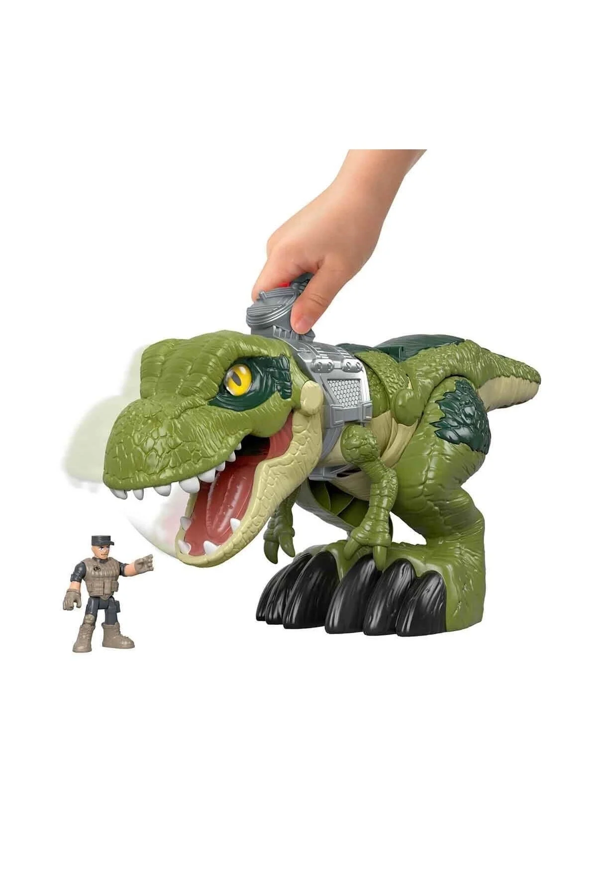 اسباب بازی های فیگور دیگر دهان غول پیکر دنیای ژوراسیک T REX GBN14 Imaginext