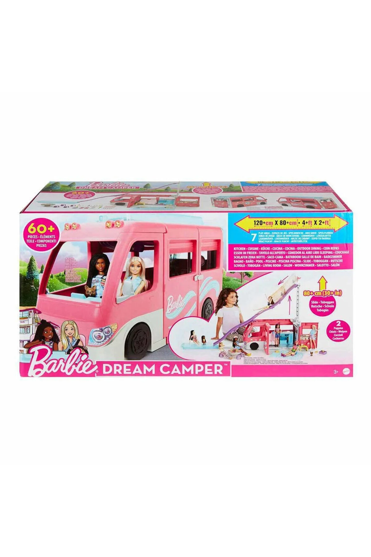 عروسک های اسباب بازی و لوازم جانبی کاروان رویایی جدید HCD46 اورجینال Barbie