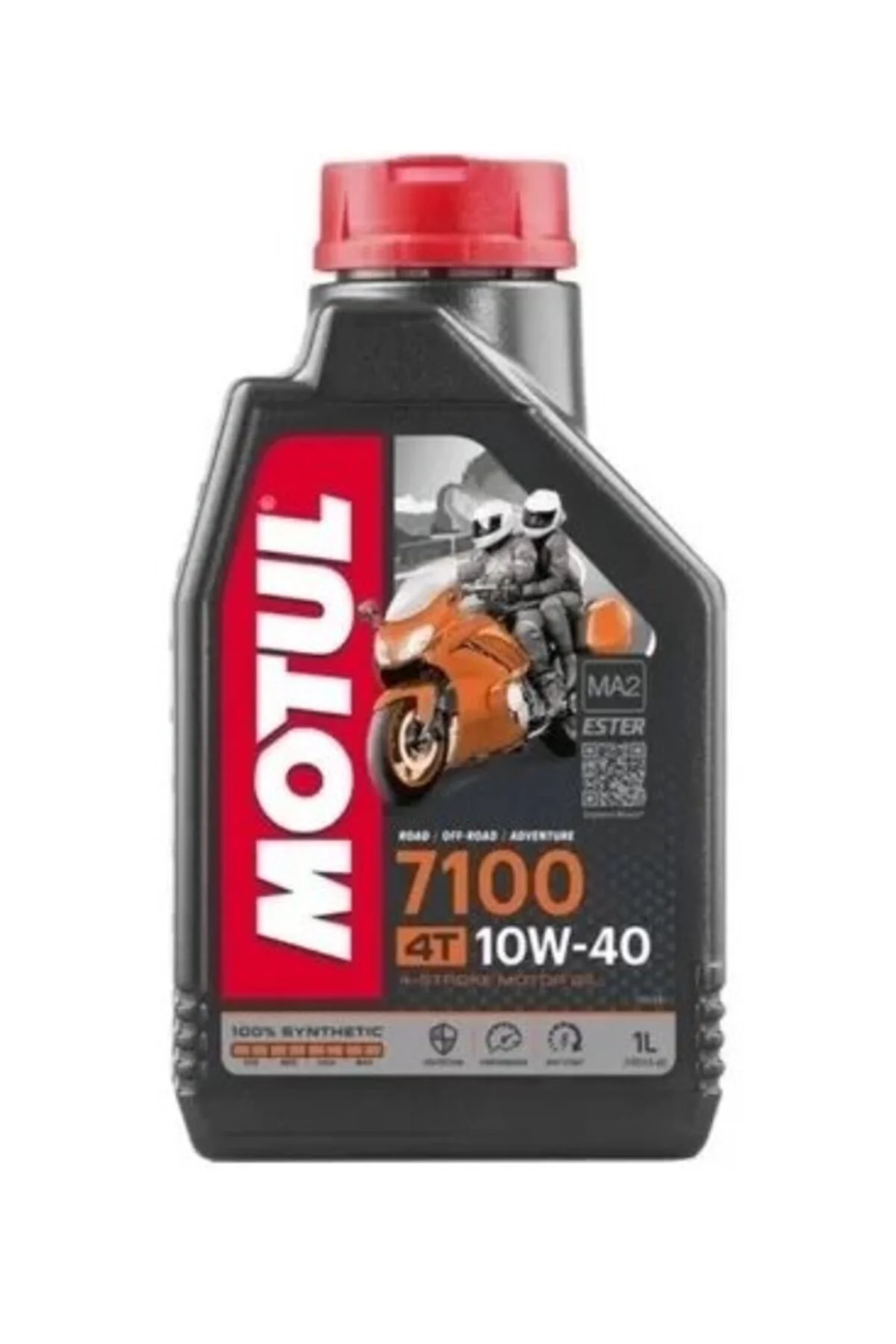 روغن و مکمل موتور 7100 10W40 سیکلت مصنوعی کامل موتول Motul