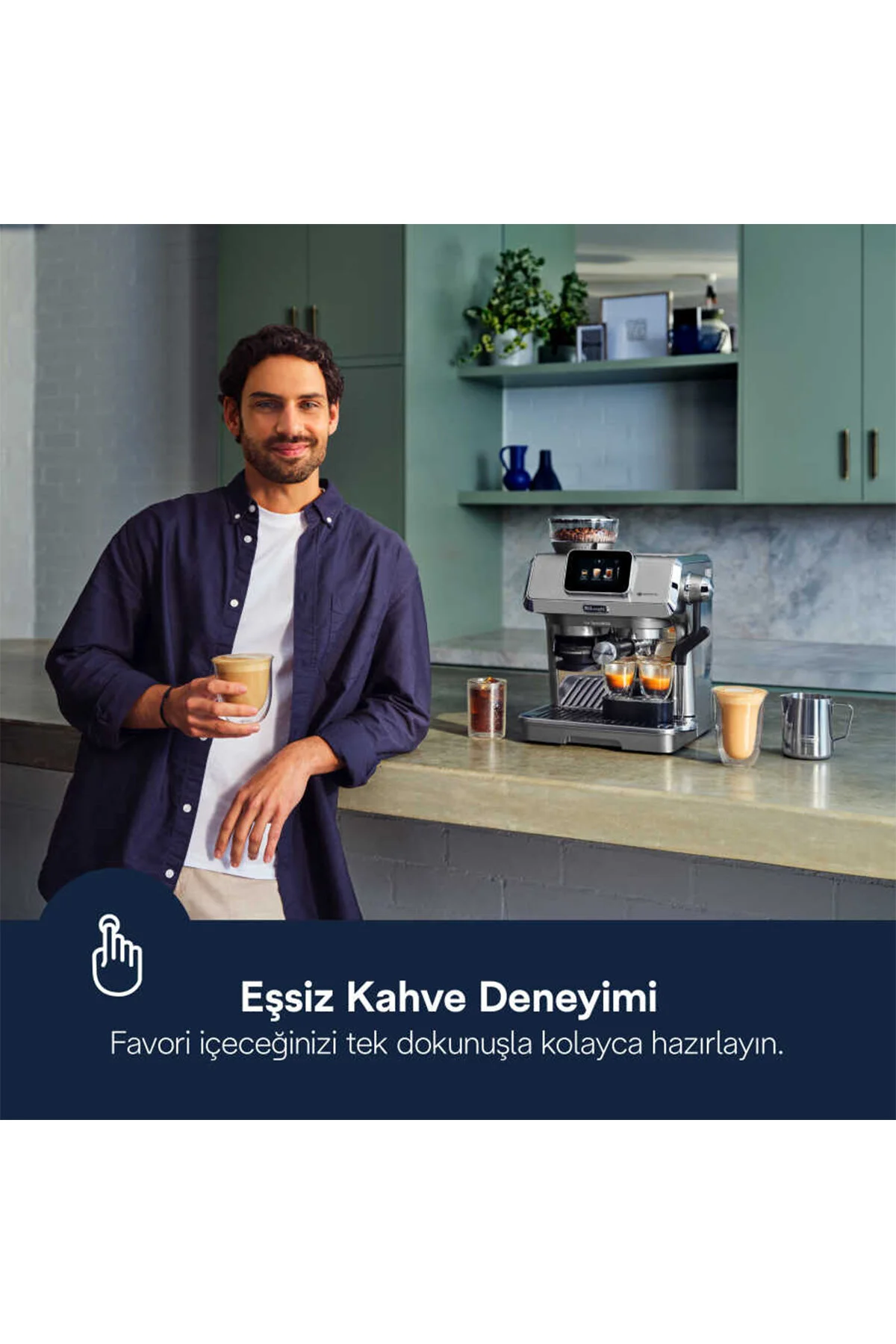 دستگاه اسپرسو و کاپوچینو دستی LA SPECIALISTA, EC9455.M قهوه ساز BARISTA اورجینال Delonghi