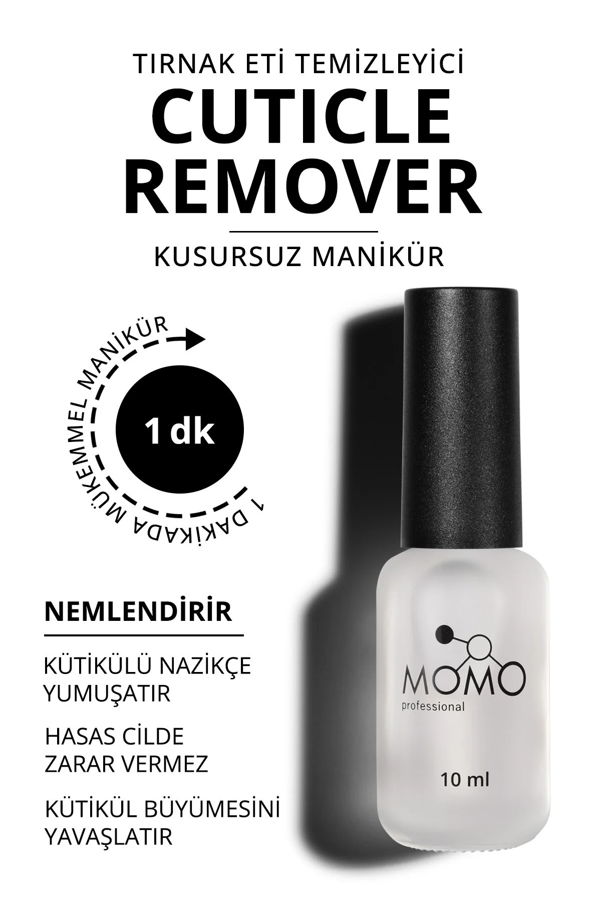 مراقبت ناخن پاک کننده کوتیکول 10 میل MOMO professional