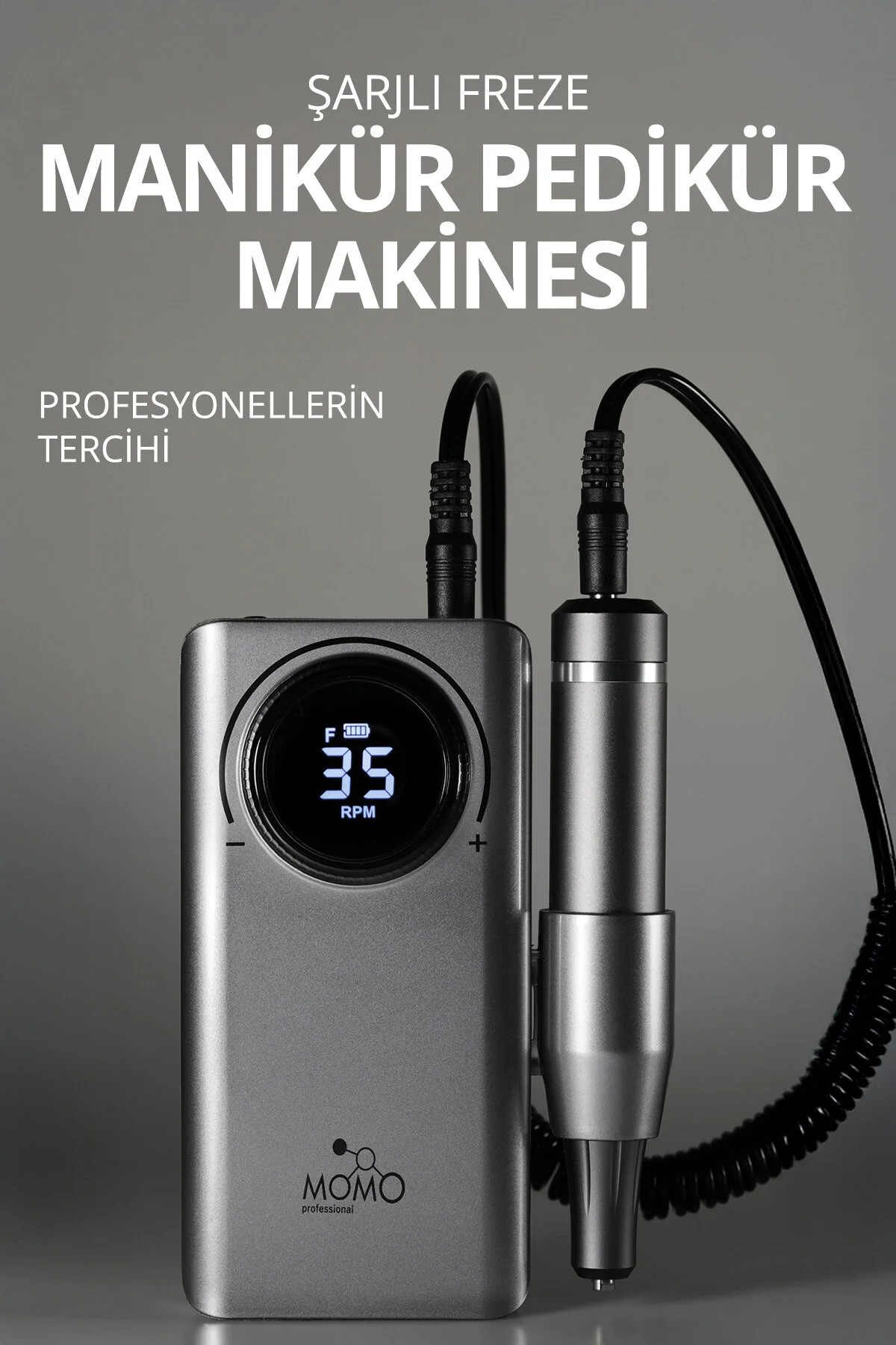 ست مانیکور و پدیکور دستگاه ناخن فرز شارژی اورجینال MOMO professional