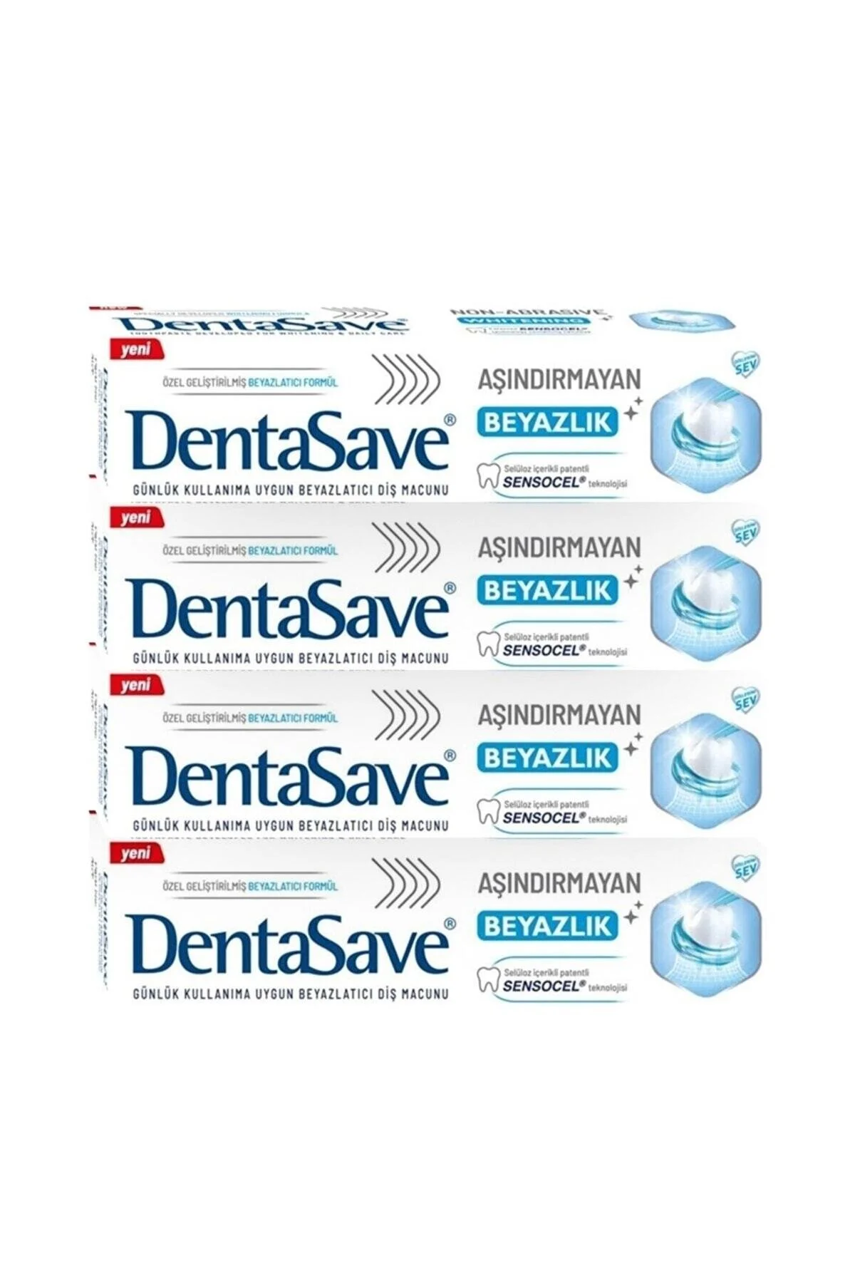 خمیردندان خمیر دندان سفیدی غیر ساینده 75 میلی لیتر اورجینال Dentasave