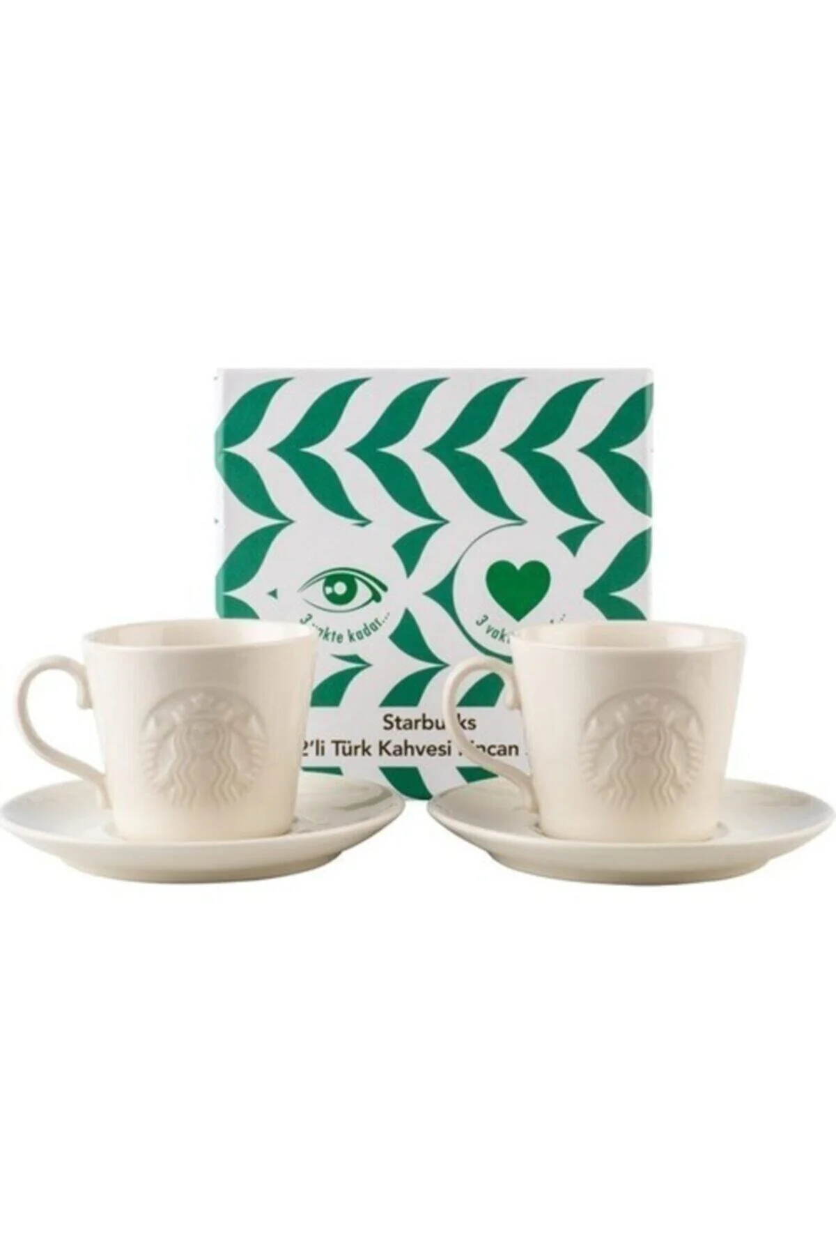 ست 2 عددی فنجان سرامیکی مخصوص ترکیه‌ای  Starbucks