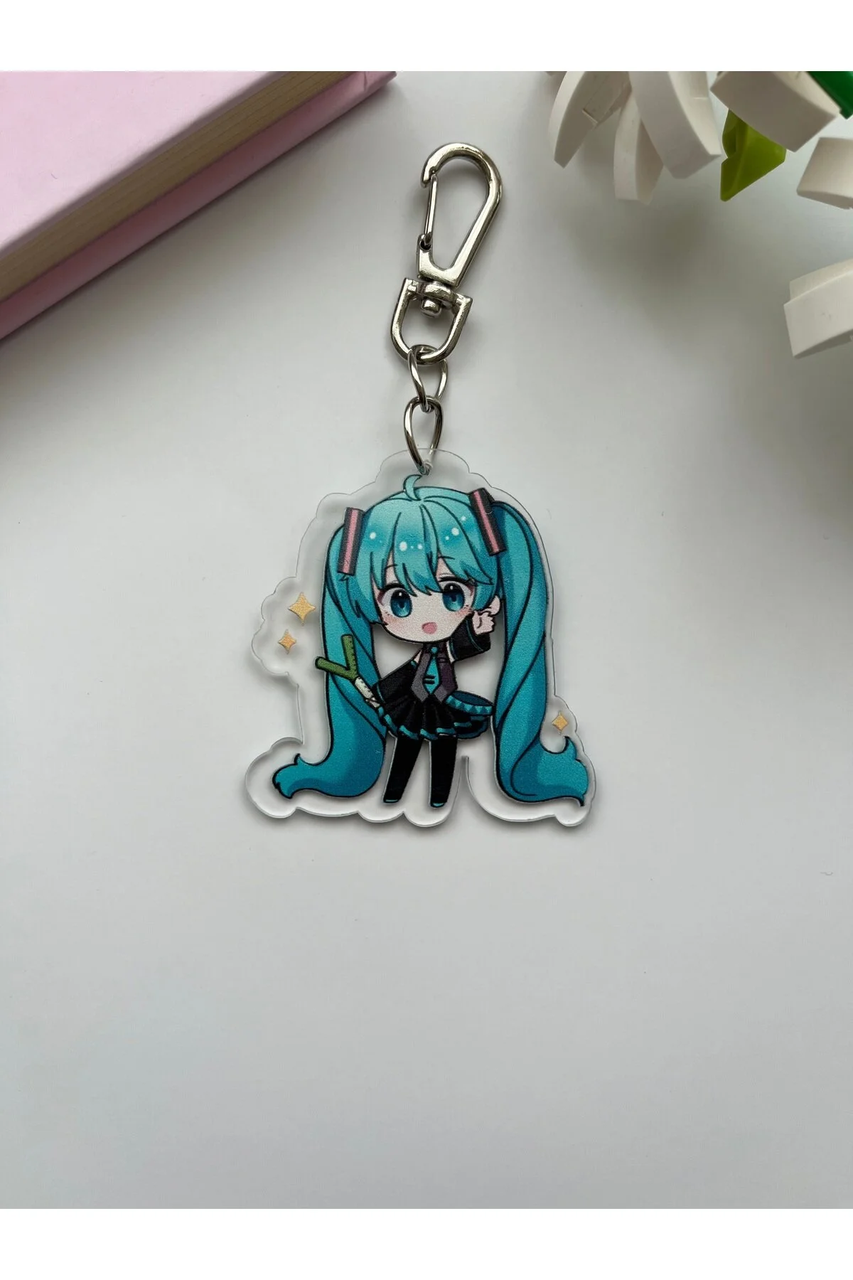 جلیقه کلید PROJECT SEKAI ANIME HATSUNE MIKU ACRYLIC KEYCHAIN BAG CHARM Hara Company