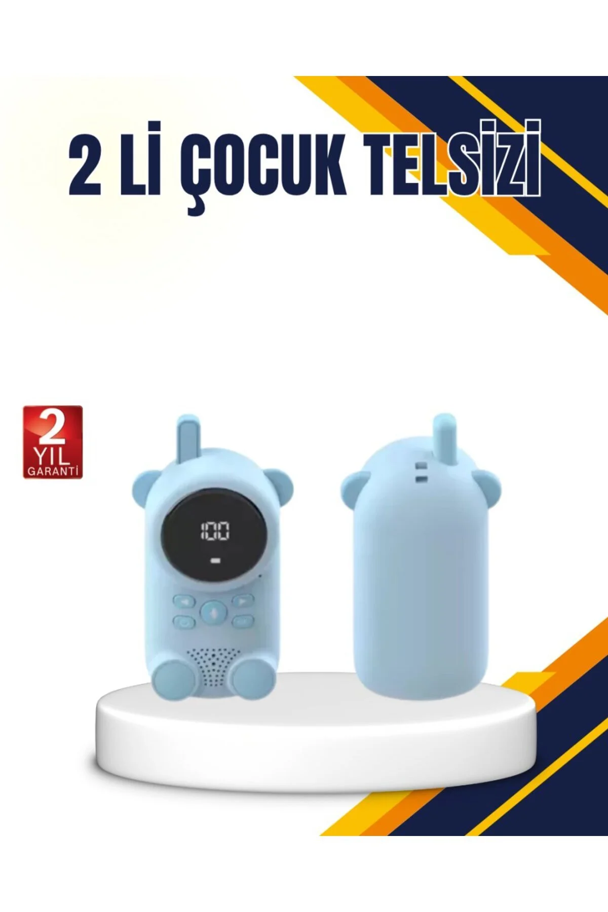 اینترکام پسرانه و دخترانه بچگانه مانیتور کودک 22 کانال حالت VOX شارژی USB صفحه نمایش رنگی Kanonik Education