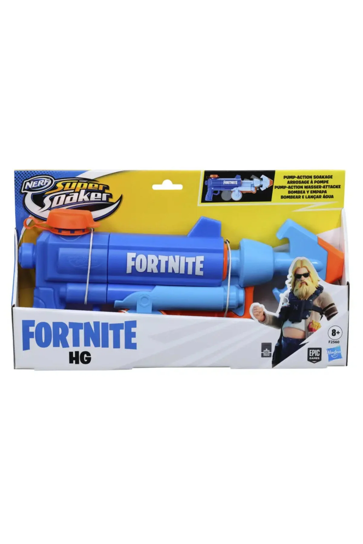 تفنگ های اسباب بازی و آب SUPER SOAKER FORTNITE HG اسپری F2560 نرف اورجینال Nerf