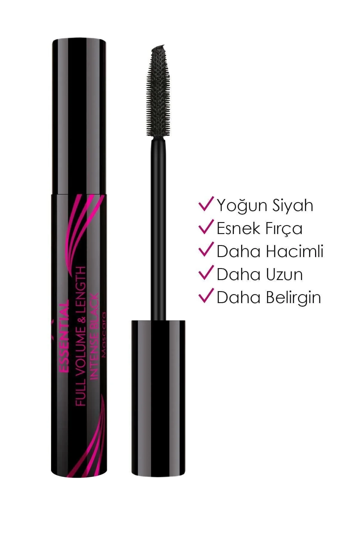 ریمل حجم دهنده و بلند کننده مژه Essential مشکی گلدن رز Golden Rose