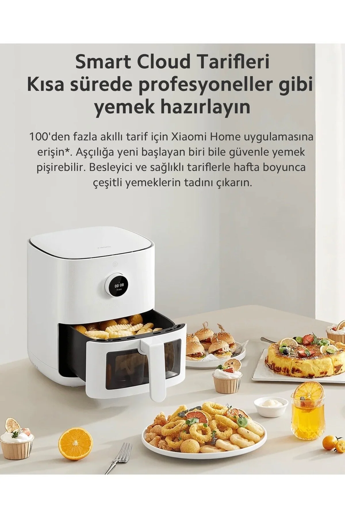 سرخ کن MI SMART AIR FRYER 6 L + 1 سال گارانتی هدیه اورجینال Xiaomi