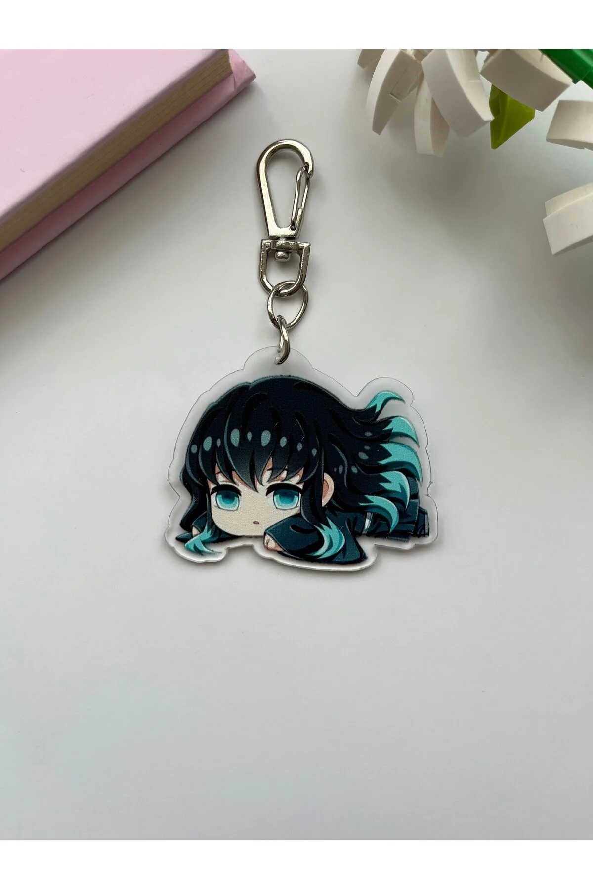 جلیقه کلید انیمه DEMON SLAYER MUICHIRO KESER ANIME KEYCHAIN BAG CHARM Hara Company