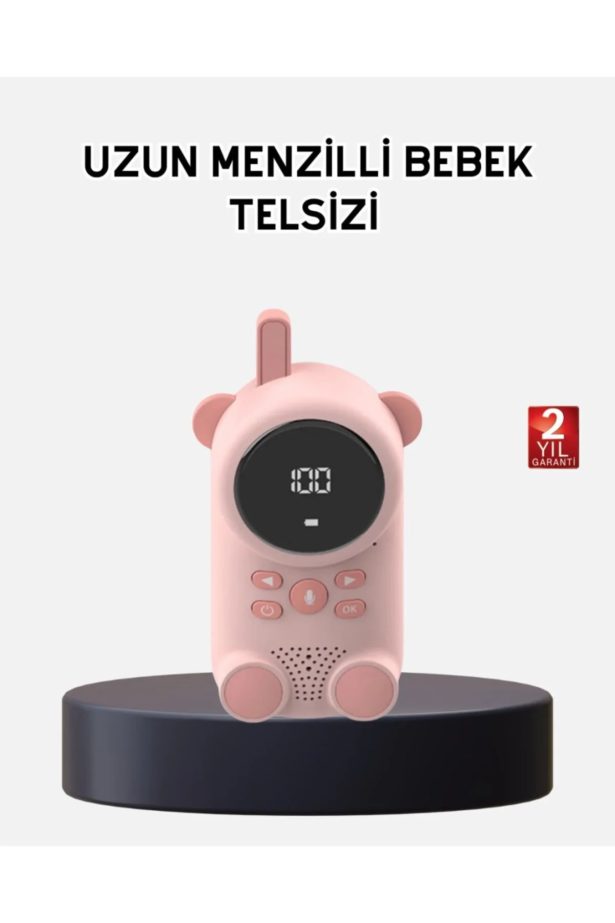 اینترکام پسرانه و دخترانه بچگانه مانیتور کودک صفحه نمایش LCD VOX دو طرفه ارتباط USB شارژ سبک وزن Kanonik Education