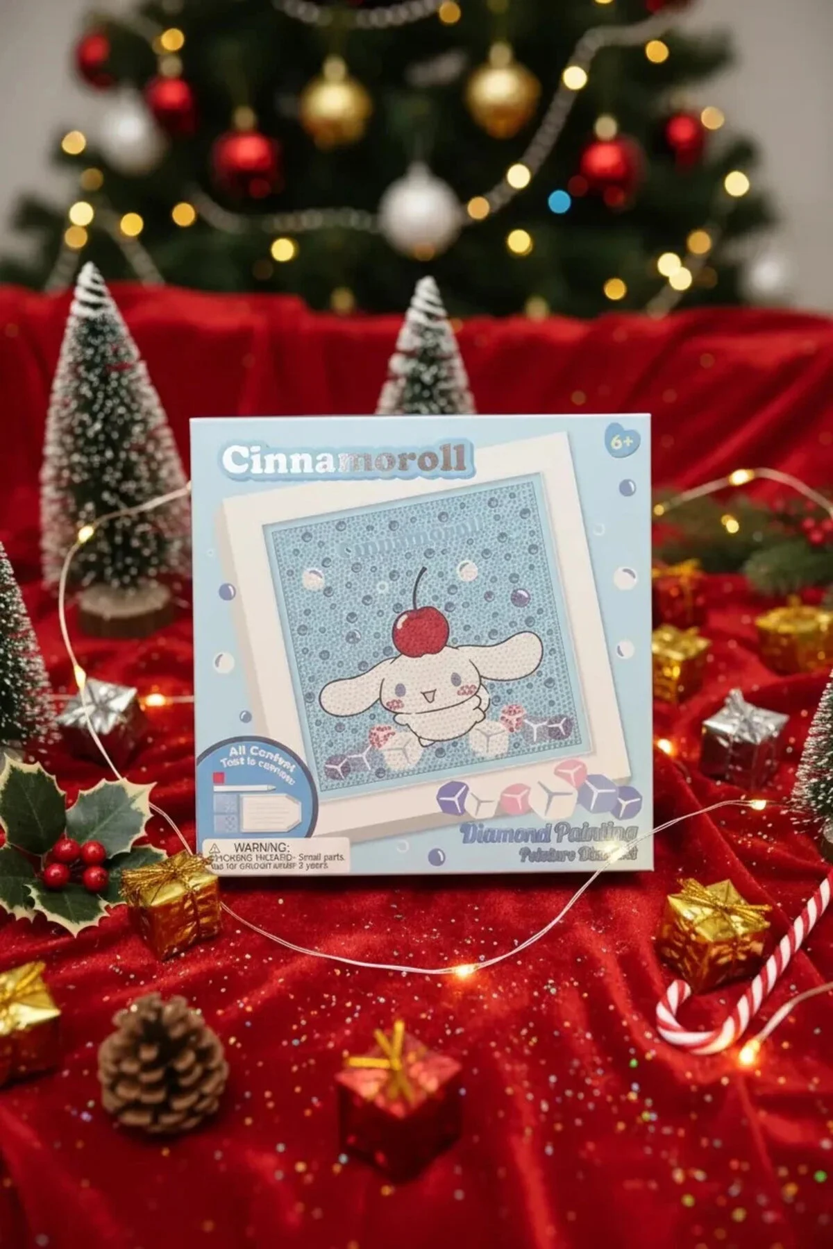 پازل موزاییک الماس سری تابستانی رنگارنگ ساحلی CINNAMOROLL از ترکیه SANRIO