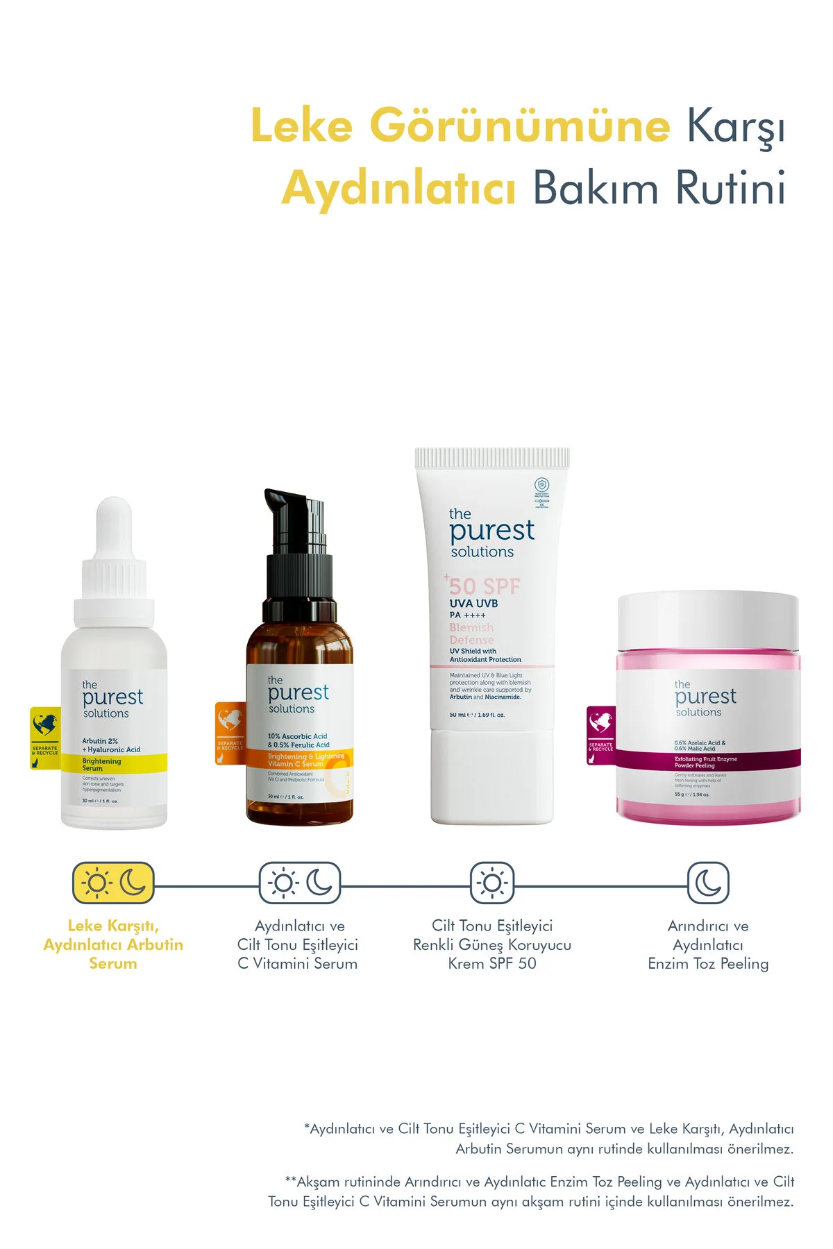 سرم مراقبت از پوست ضد لک آربوتین 30 میلی لیتر پیورست سولوشن The Purest Solutions