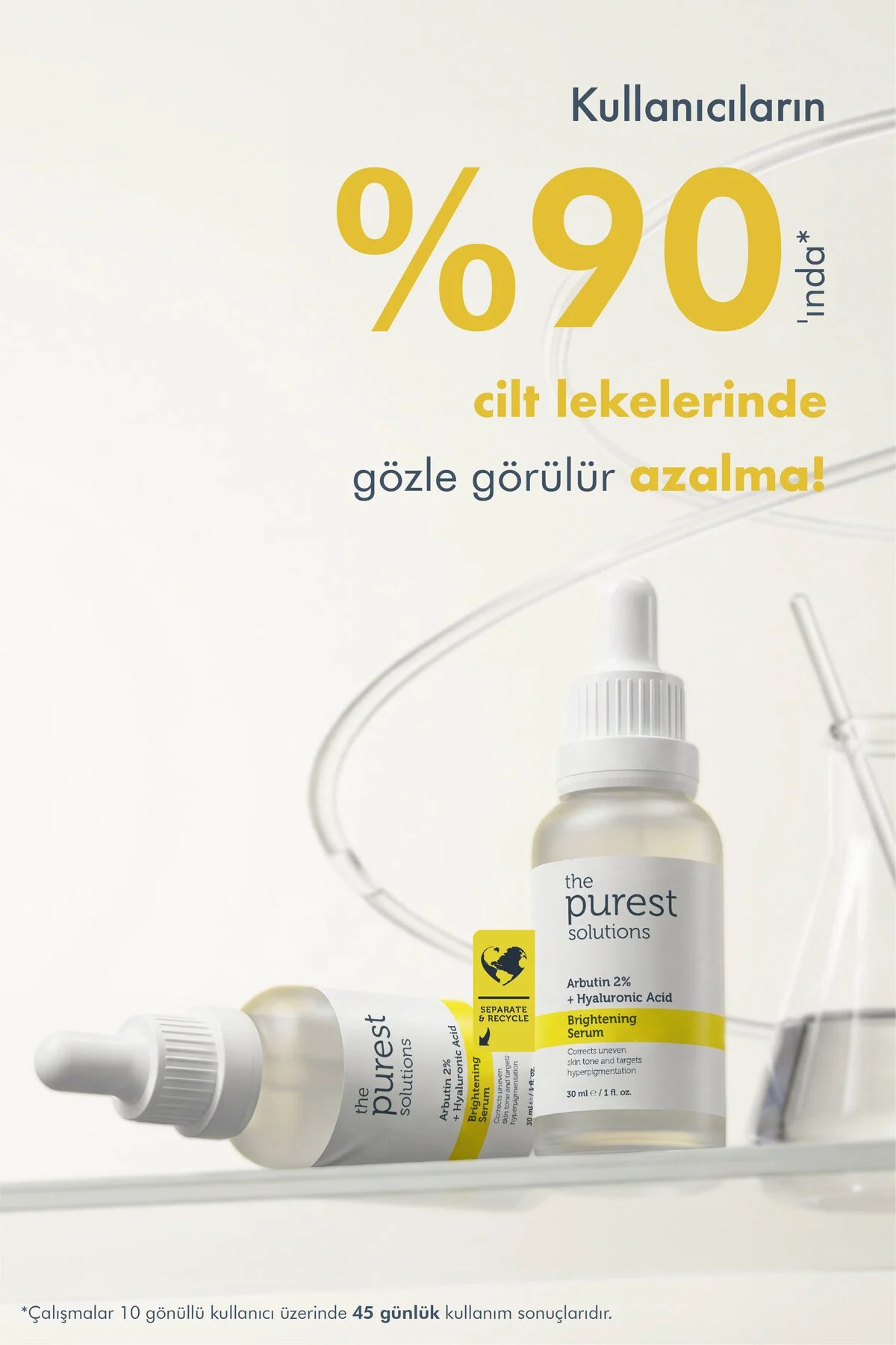 سرم مراقبت از پوست ضد لک آربوتین 30 میلی لیتر پیورست سولوشن The Purest Solutions